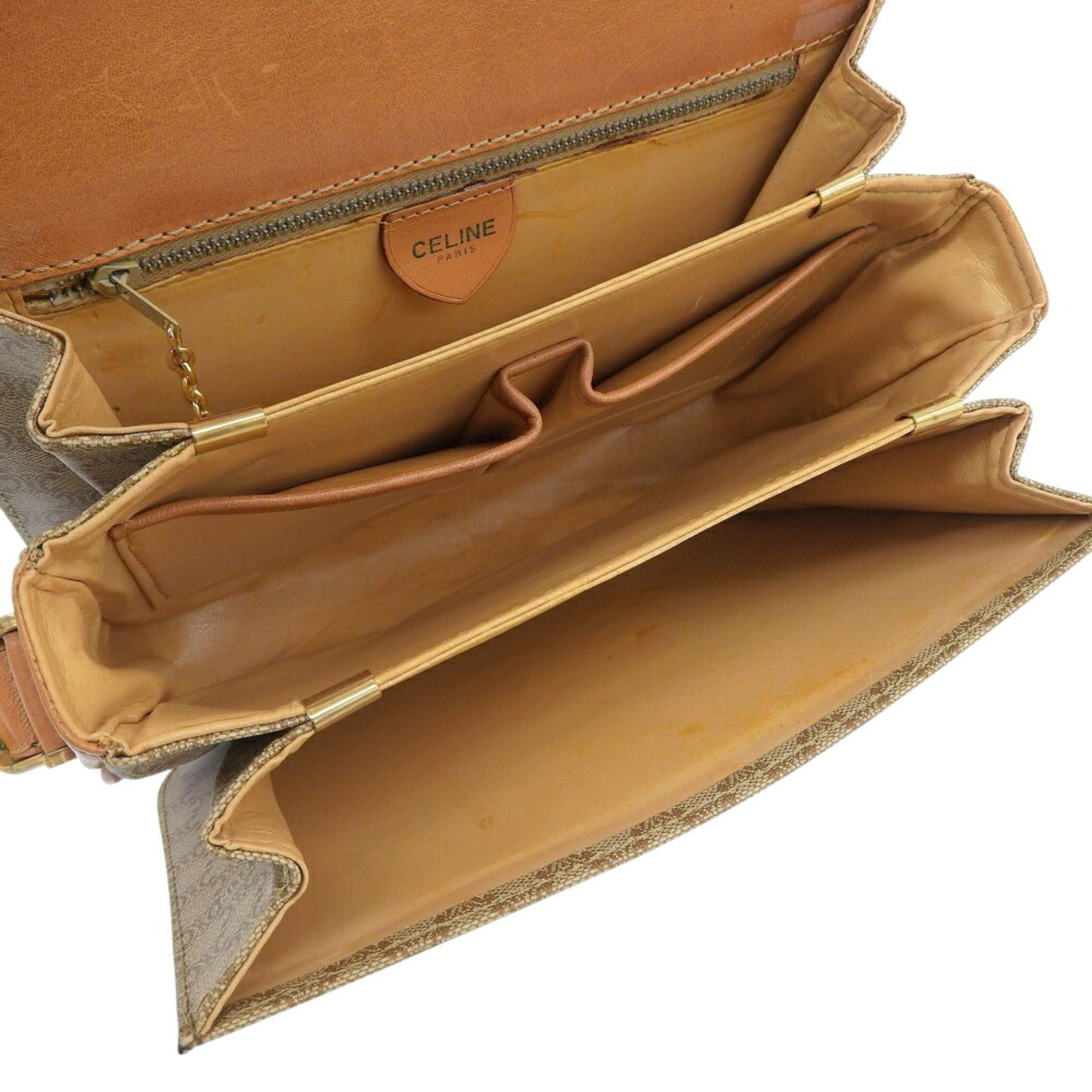 Macadam Coated Canvas Shoulder Bag (Pre-Owned) - Celine - Modalova