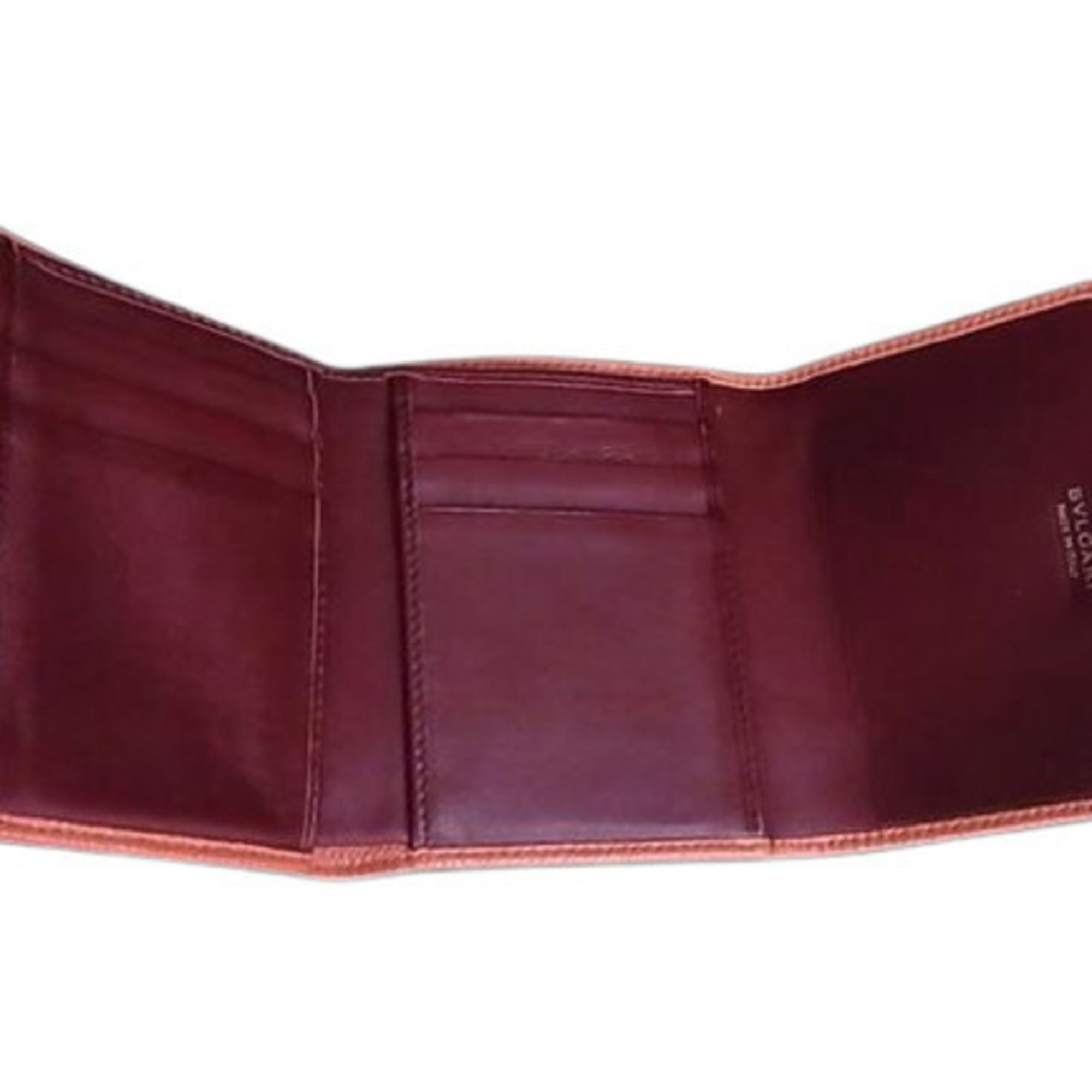 Leather Wallet (Tri-Fold) (Pre-Owned) - Bvlgari - Modalova