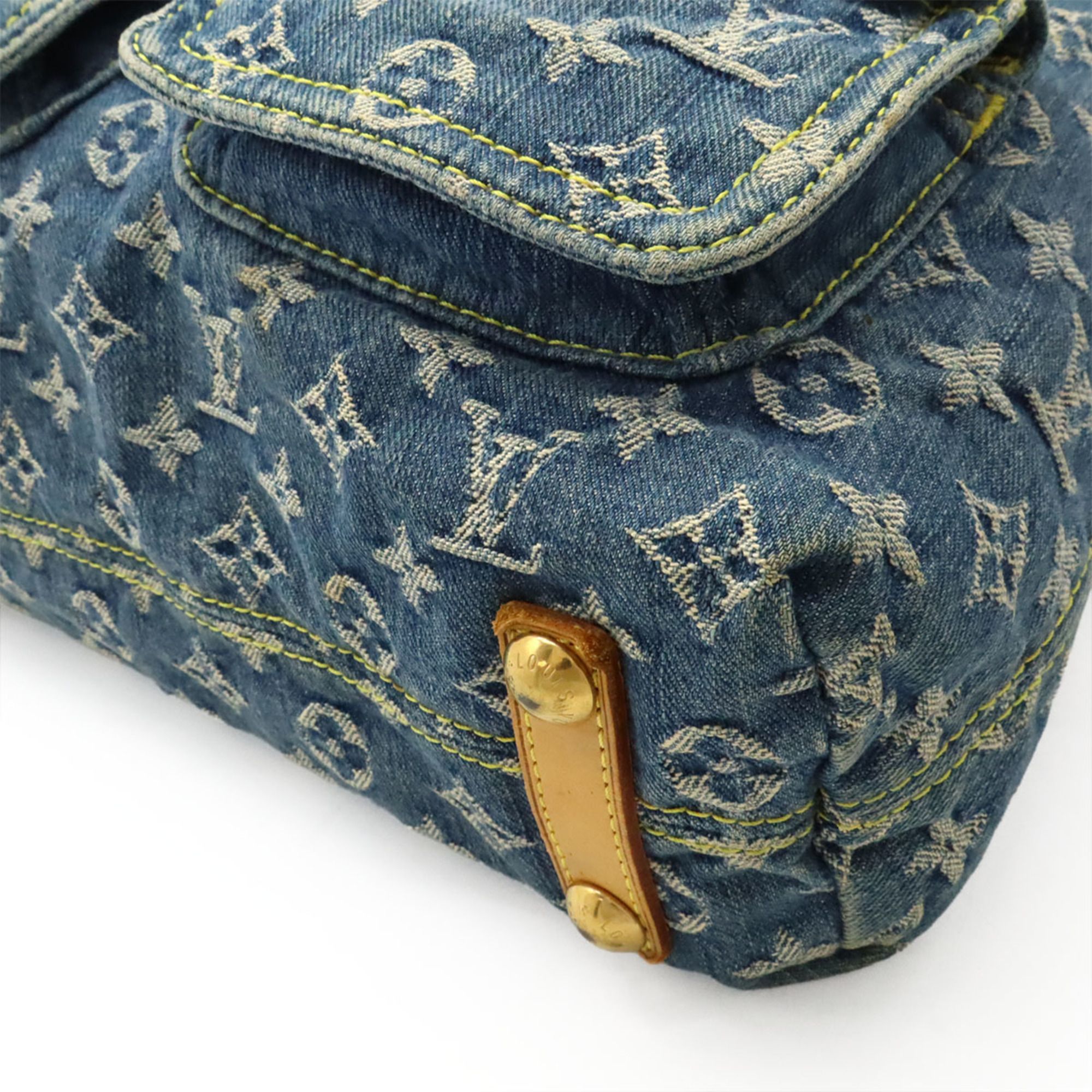 Monogram Denim Shoulder Bag (Pre-Owned) - Louis Vuitton - Modalova