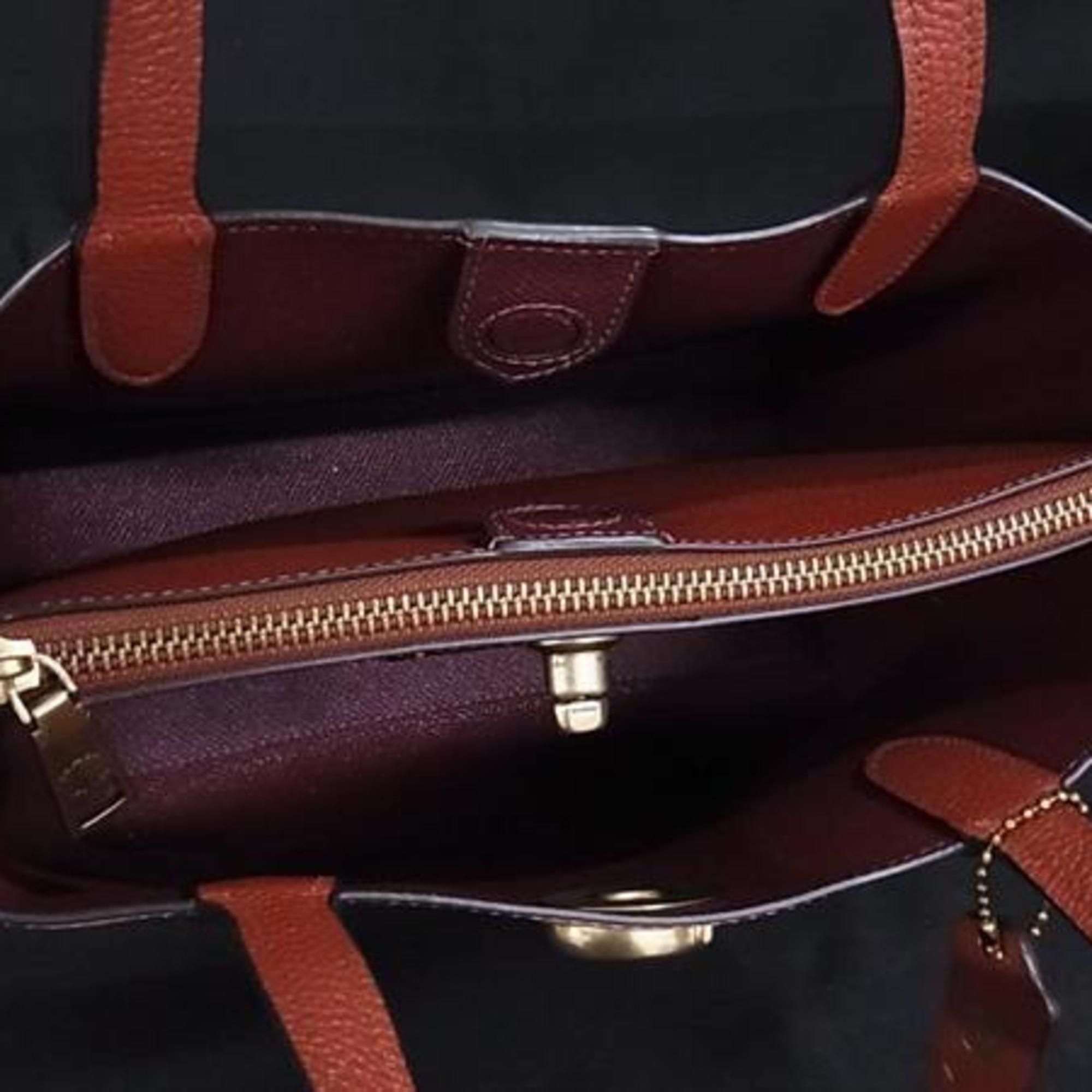 Leather Handbag Shoulder Bag (Pre-Owned) - Coach - Modalova
