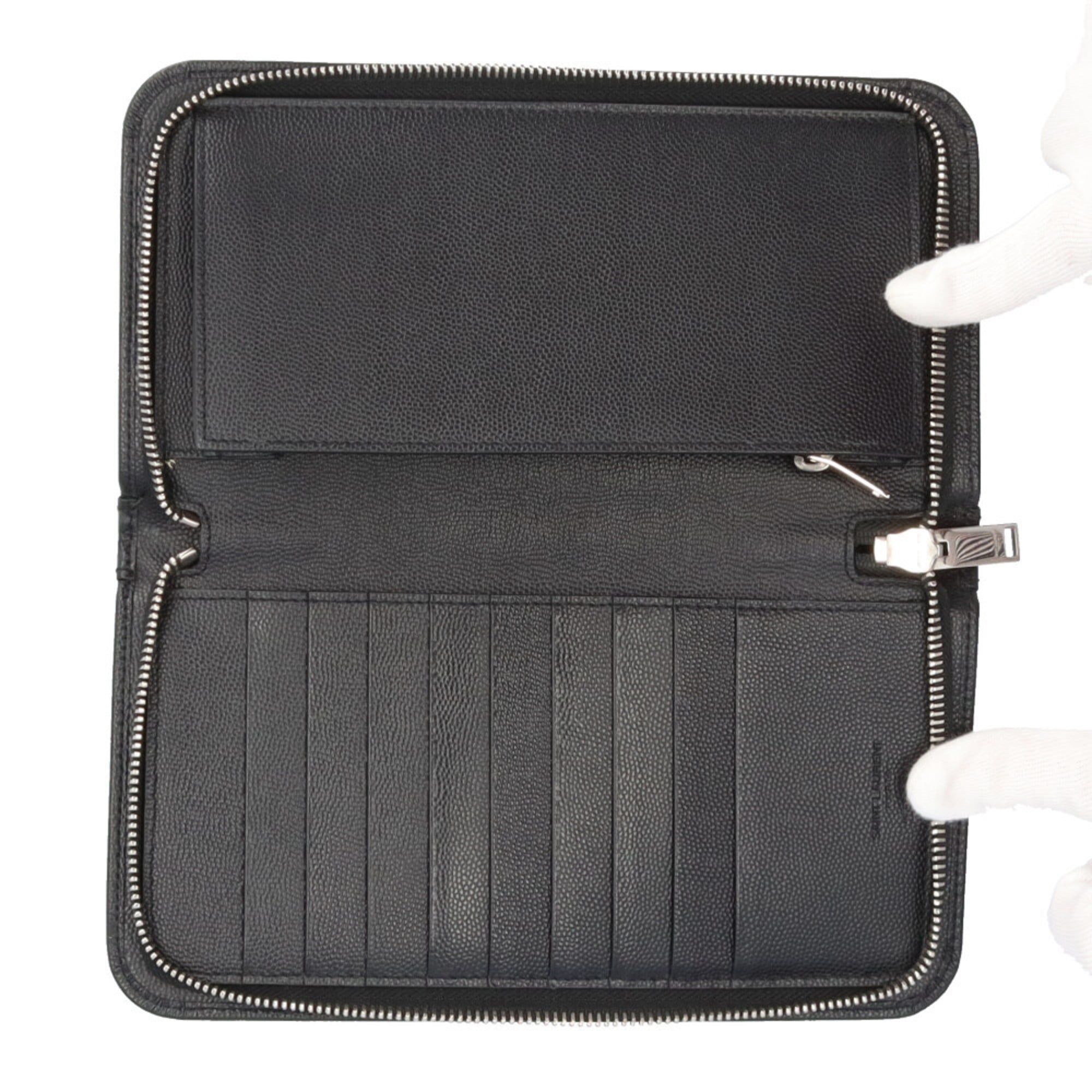 Leather Long Wallet (Bi-Fold) (Pre-Owned) - Saint Laurent - Modalova