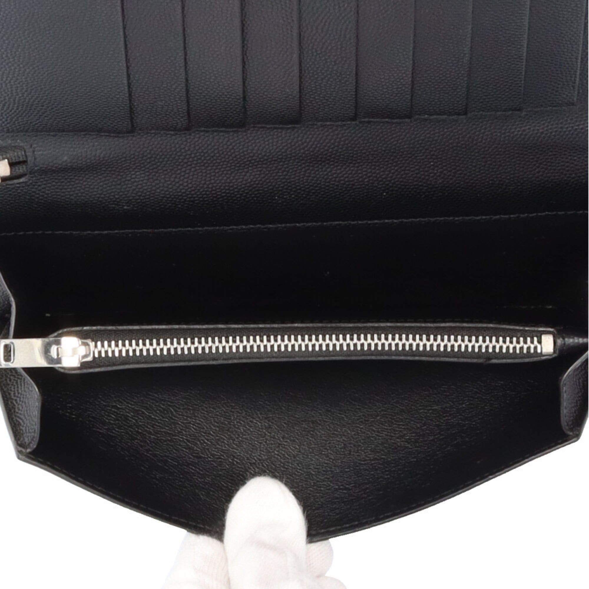 Leather Long Wallet (Bi-Fold) (Pre-Owned) - Saint Laurent - Modalova