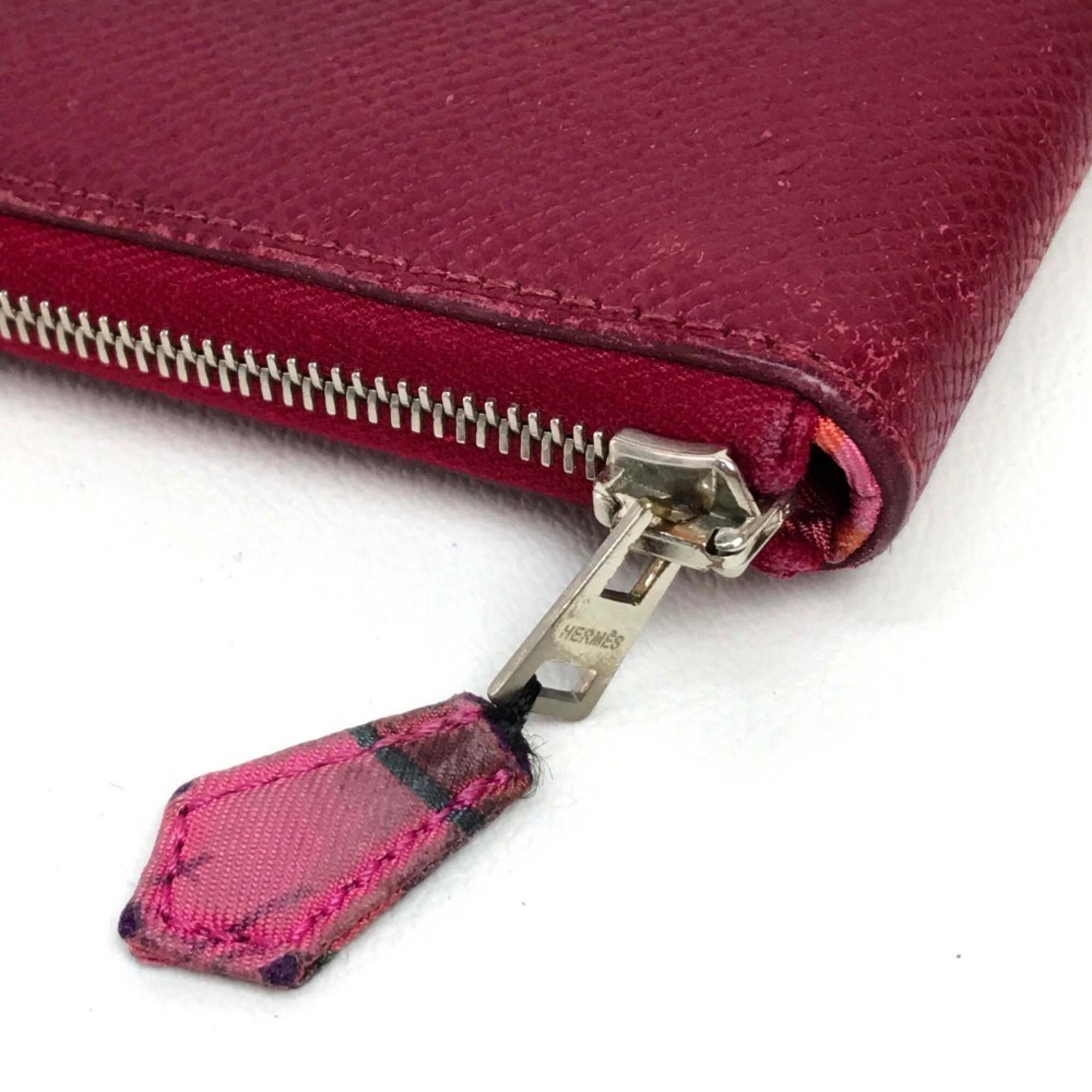 Silk'in Epsom Leather Long Wallet (Bi-Fold) (Pre-Owned) - Hermes - Modalova