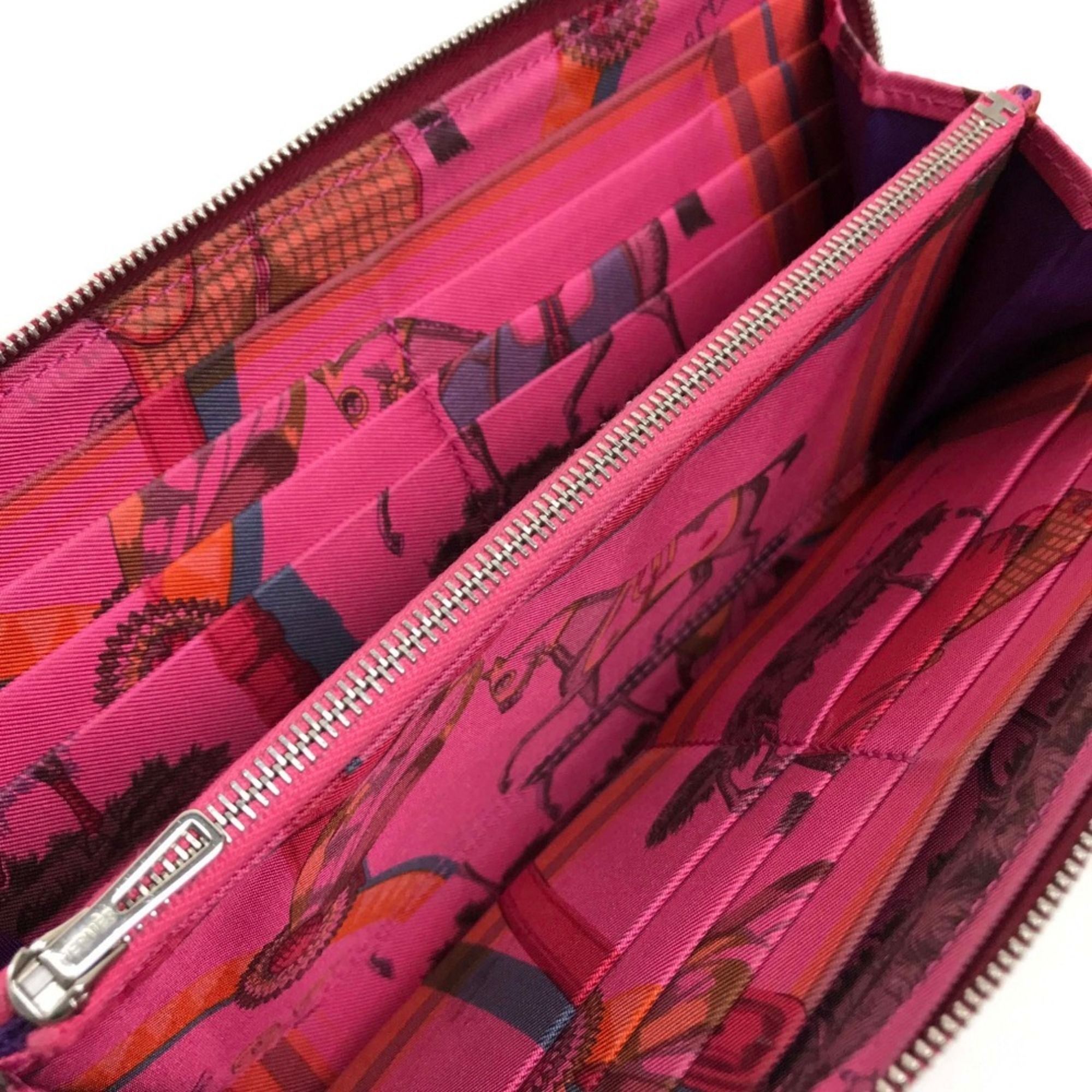 Silk'in Epsom Leather Long Wallet (Bi-Fold) (Pre-Owned) - Hermes - Modalova