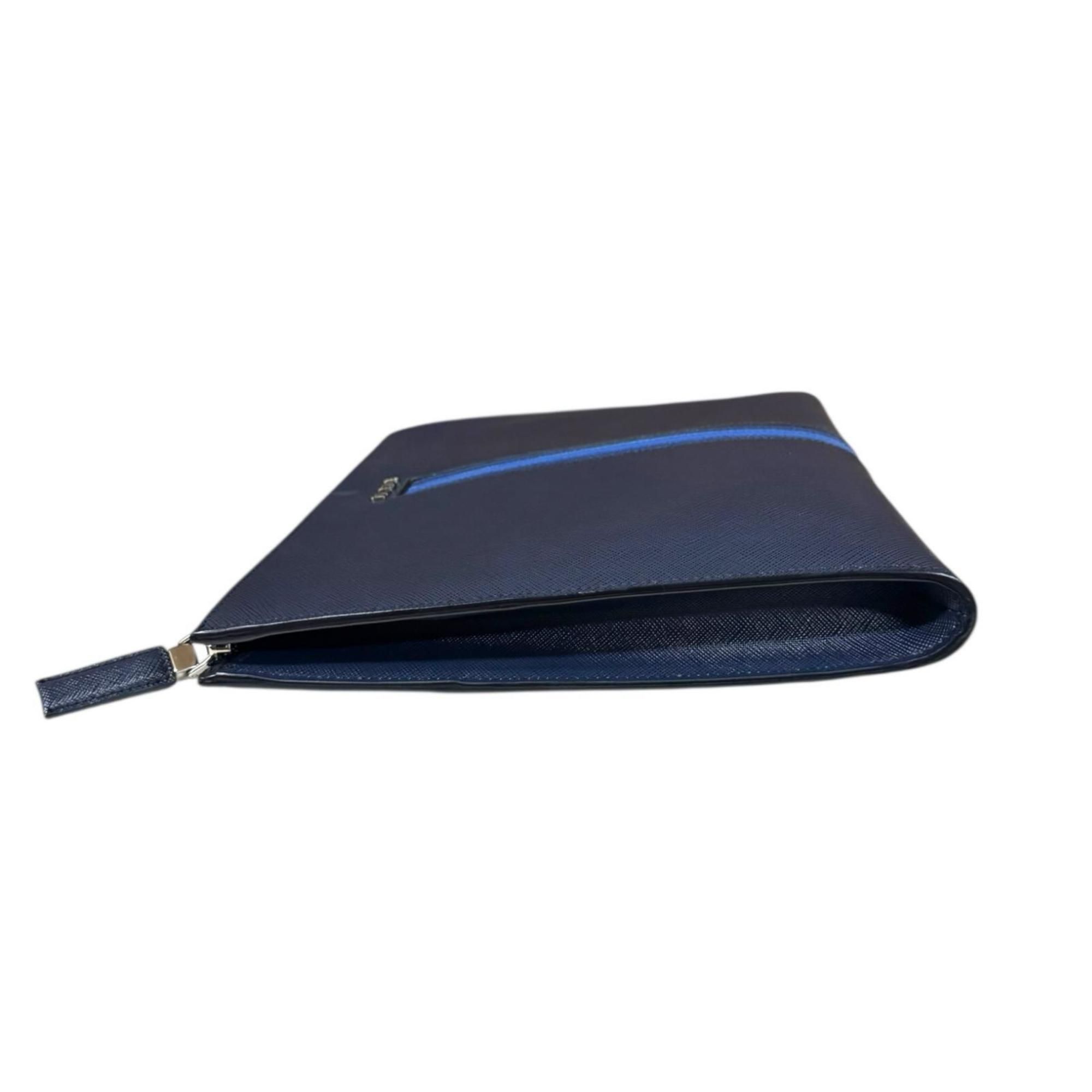 Leather Clutch Bag (Pre-Owned) - Prada - Modalova