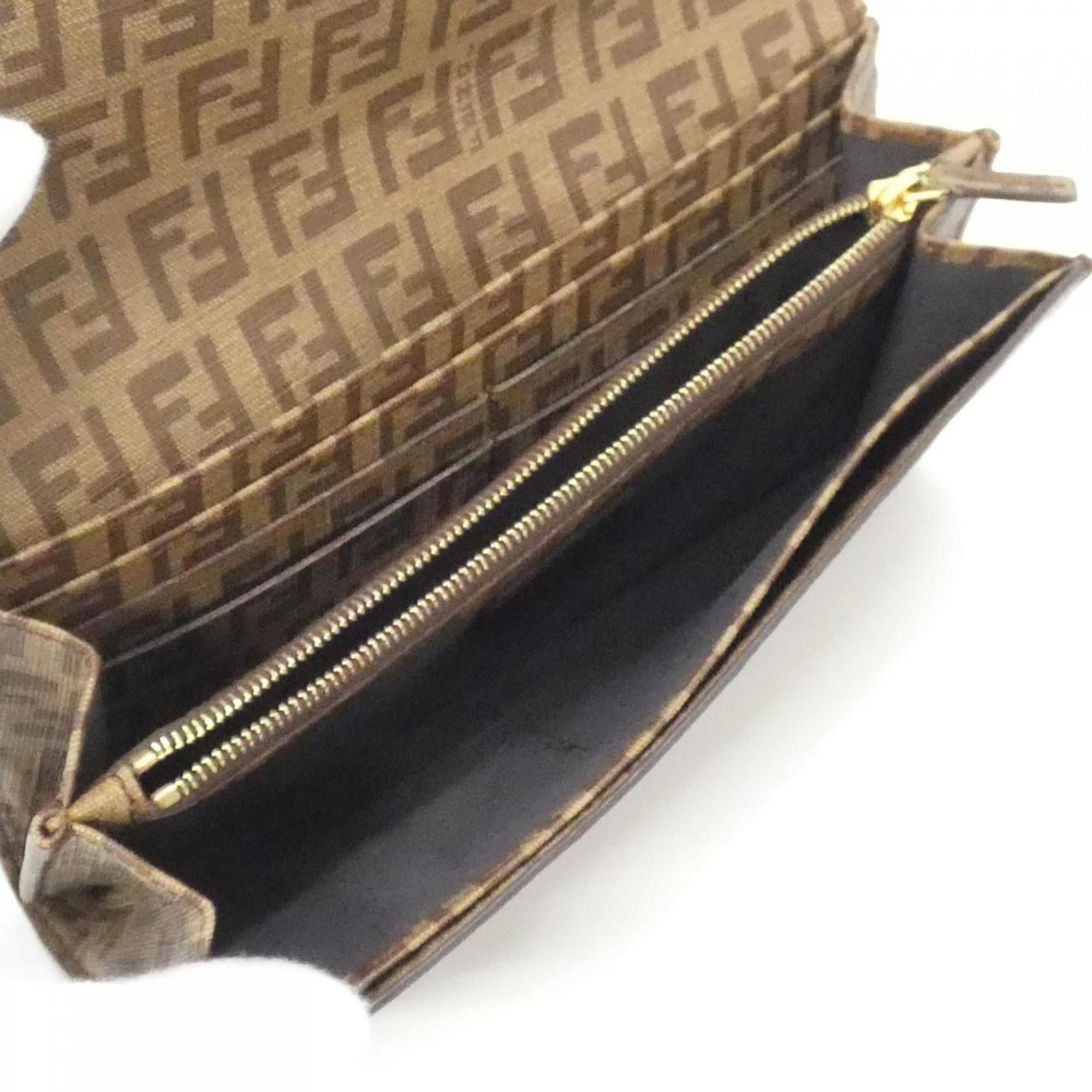 Coated Canvas Long Wallet (Bi-Fold) (Pre-Owned) - Fendi - Modalova