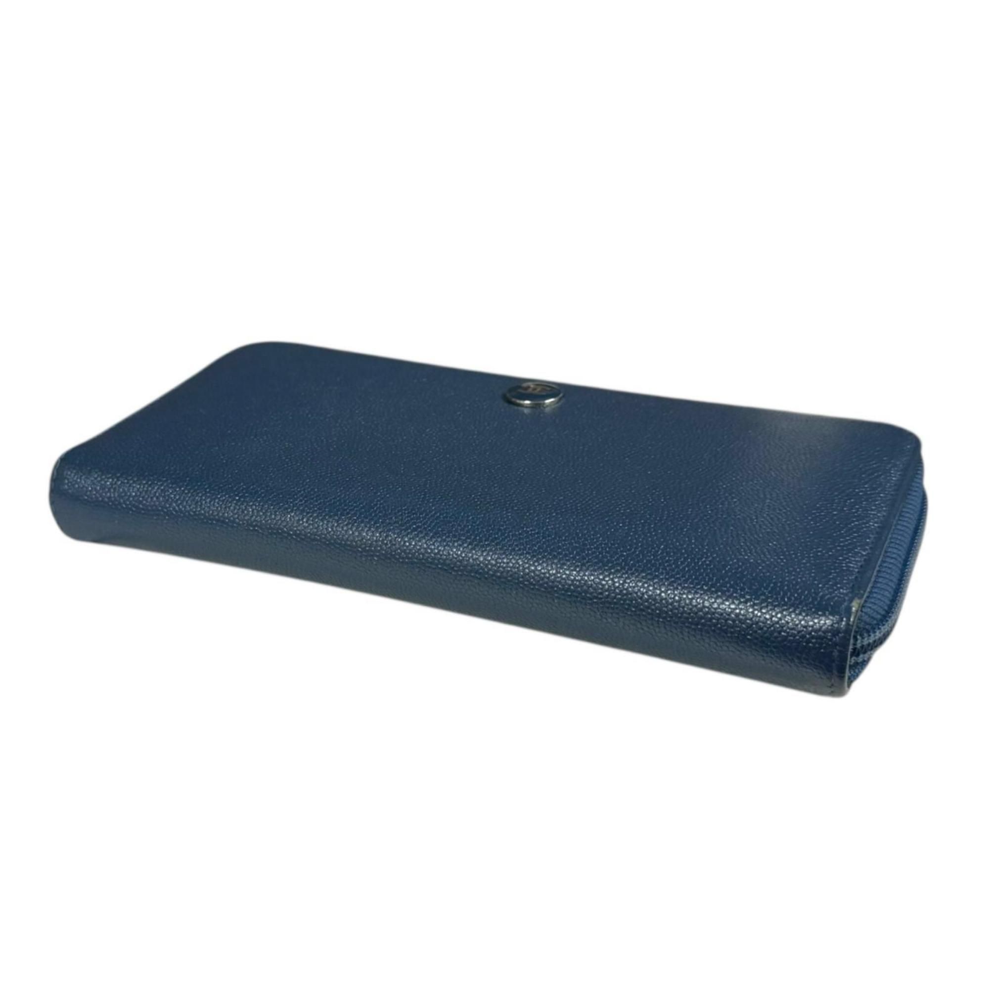 Leather Long Wallet (Bi-Fold) (Pre-Owned) - Chanel - Modalova