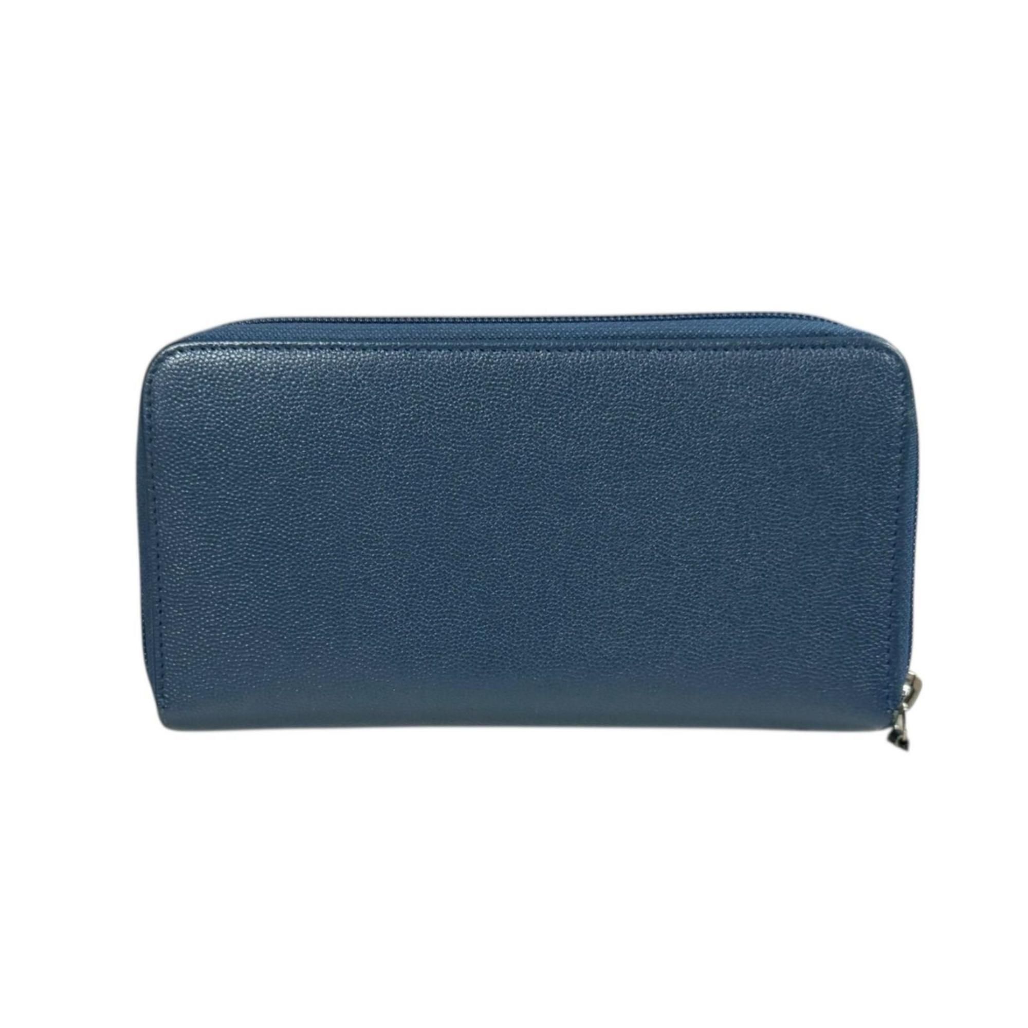 Leather Long Wallet (Bi-Fold) (Pre-Owned) - Chanel - Modalova