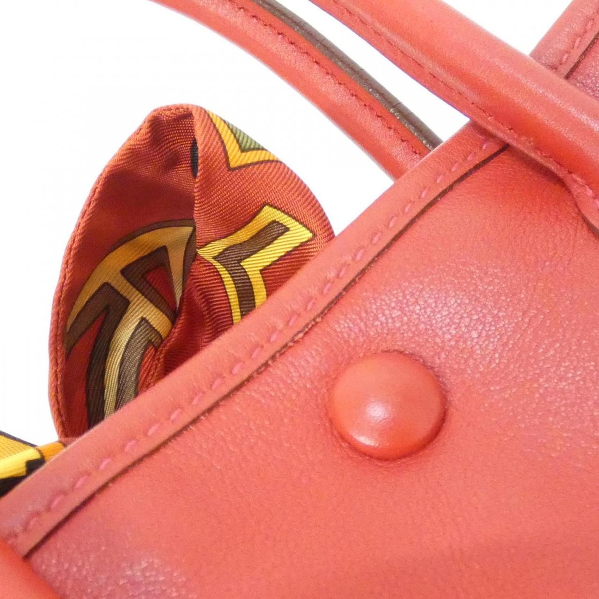 Swift Leather Silk Handbag (Pre-Owned) - Hermes - Modalova