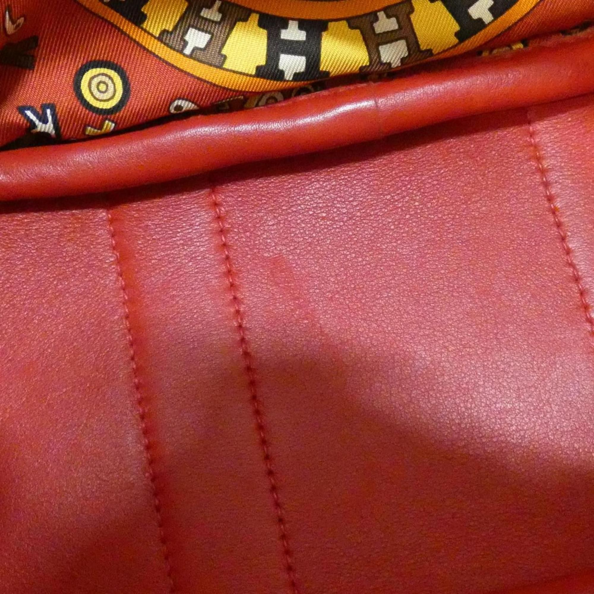 Swift Leather Silk Handbag (Pre-Owned) - Hermes - Modalova