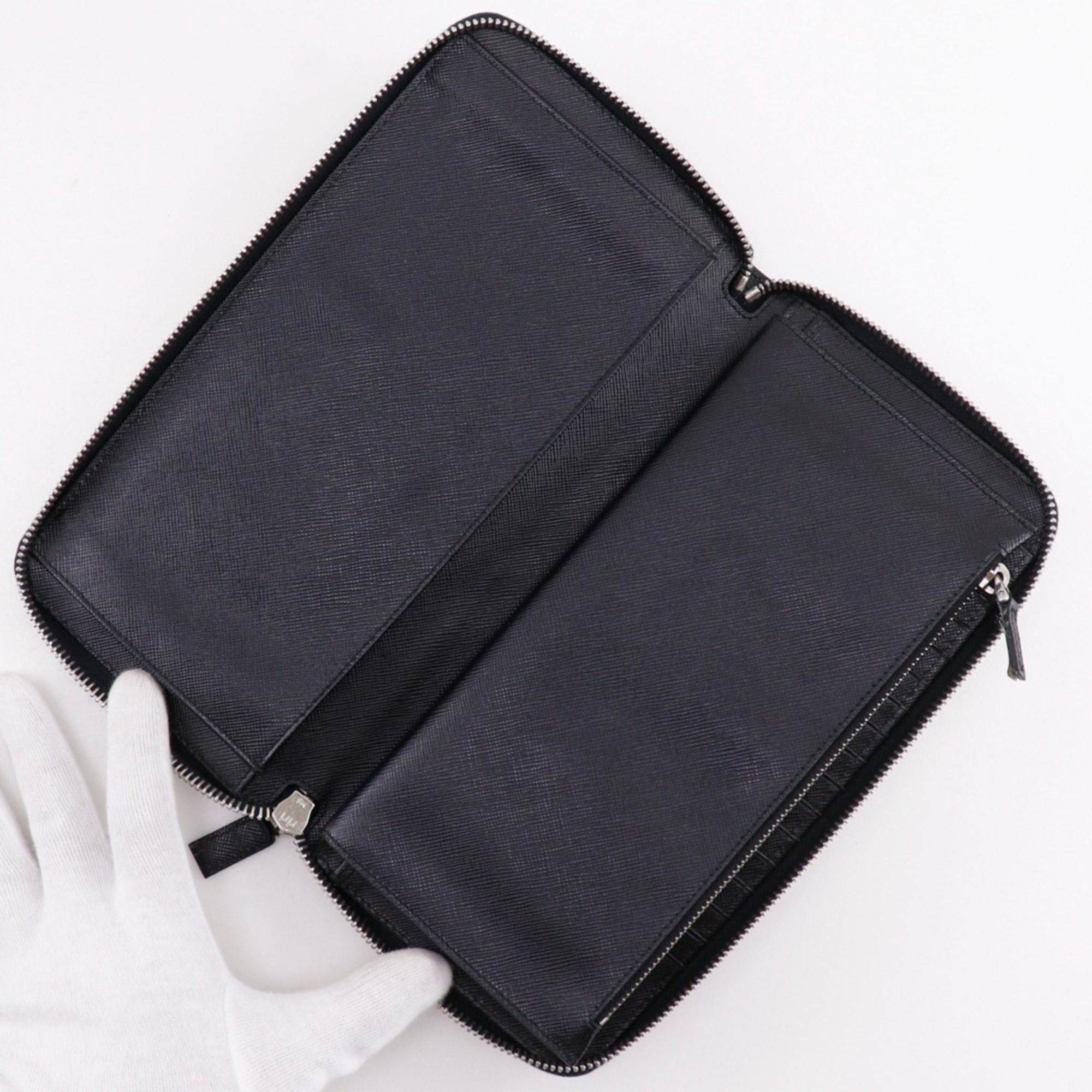 Saffiano Saffiano Long Wallet (Bi-Fold) (Pre-Owned) - Prada - Modalova