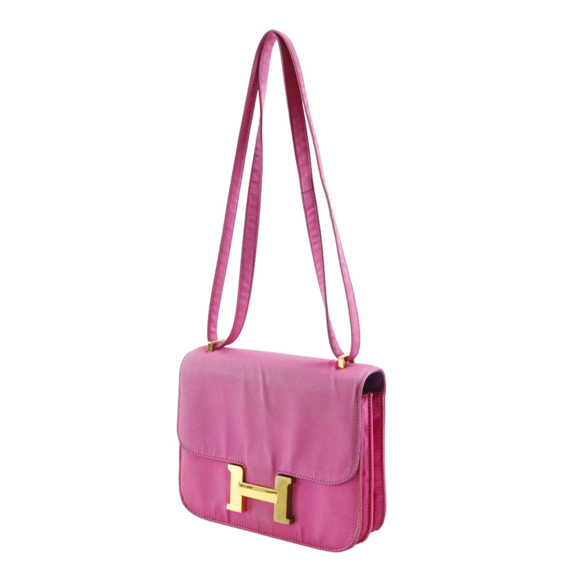 Constance Silk Shoulder Bag (Pre-Owned) - Hermes - Modalova
