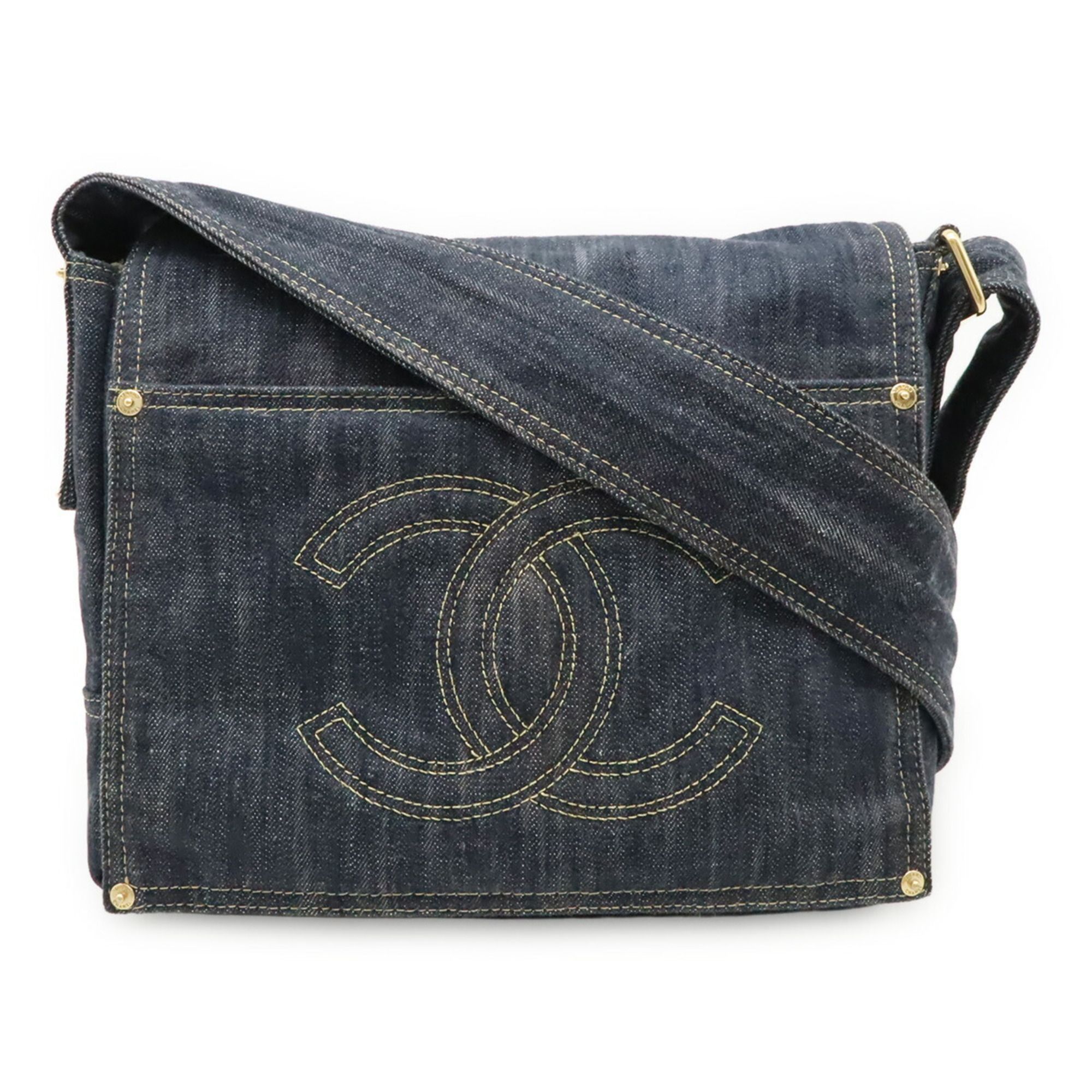 Denim Denim Shoulder Bag (Pre-Owned) - Chanel - Modalova