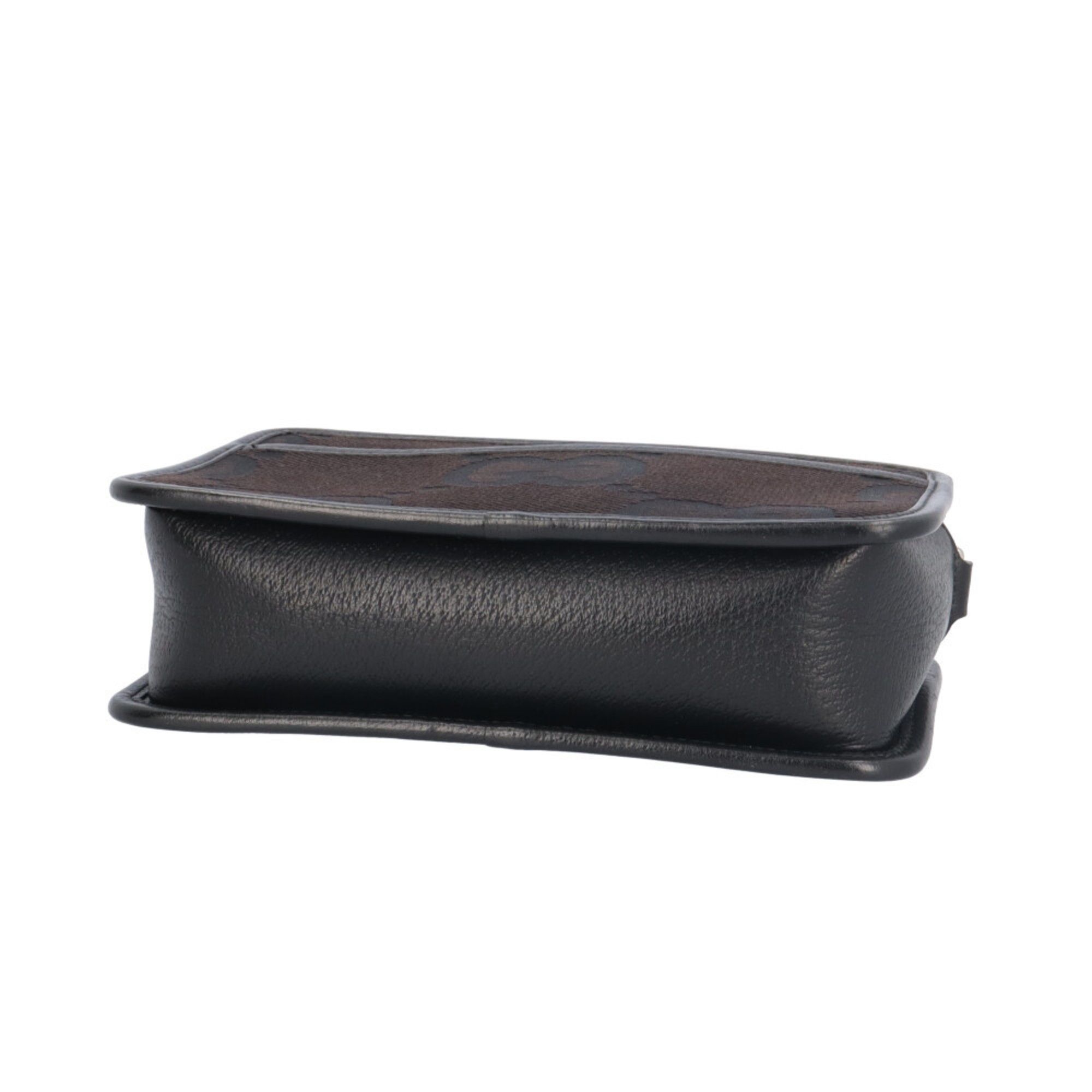 Gg Canvas Leather Shoulder Bag (Pre-Owned) - Gucci - Modalova
