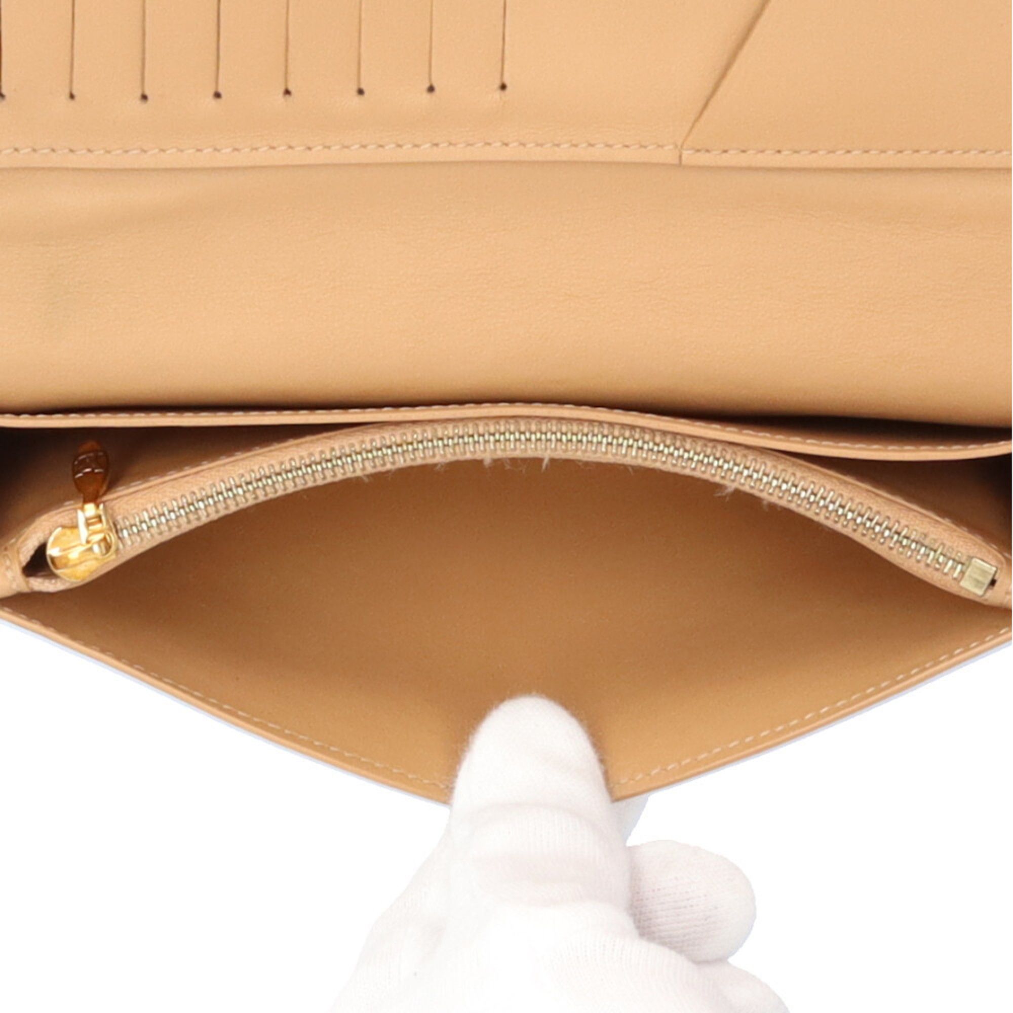 Leather Long Wallet (Tri-Fold) (Pre-Owned) - Louis Vuitton - Modalova
