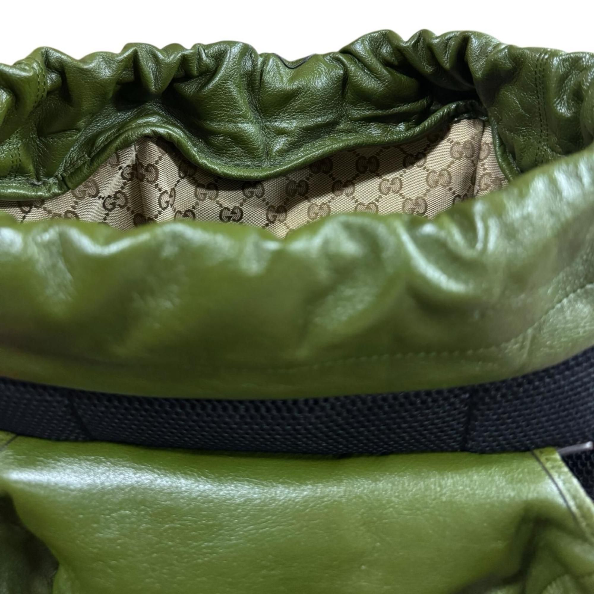 Leather Backpack (Pre-Owned) - Gucci - Modalova