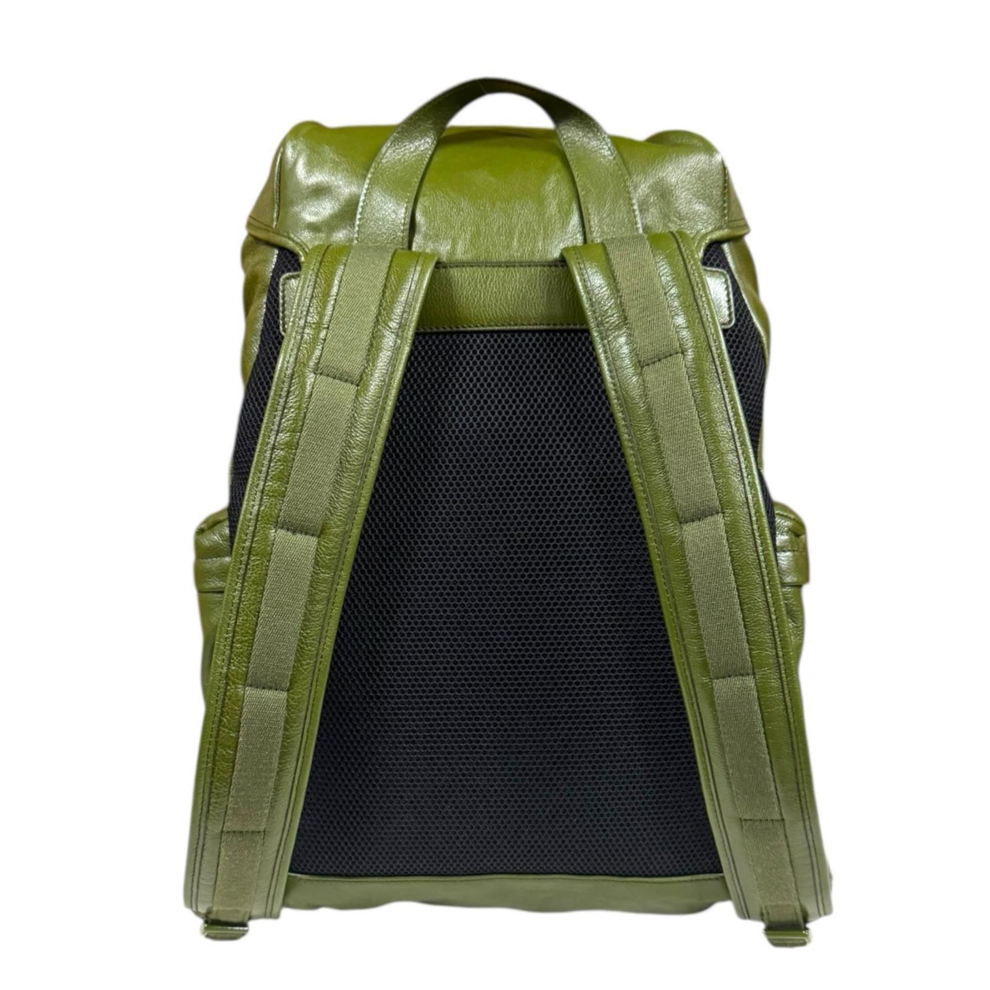 Leather Backpack (Pre-Owned) - Gucci - Modalova
