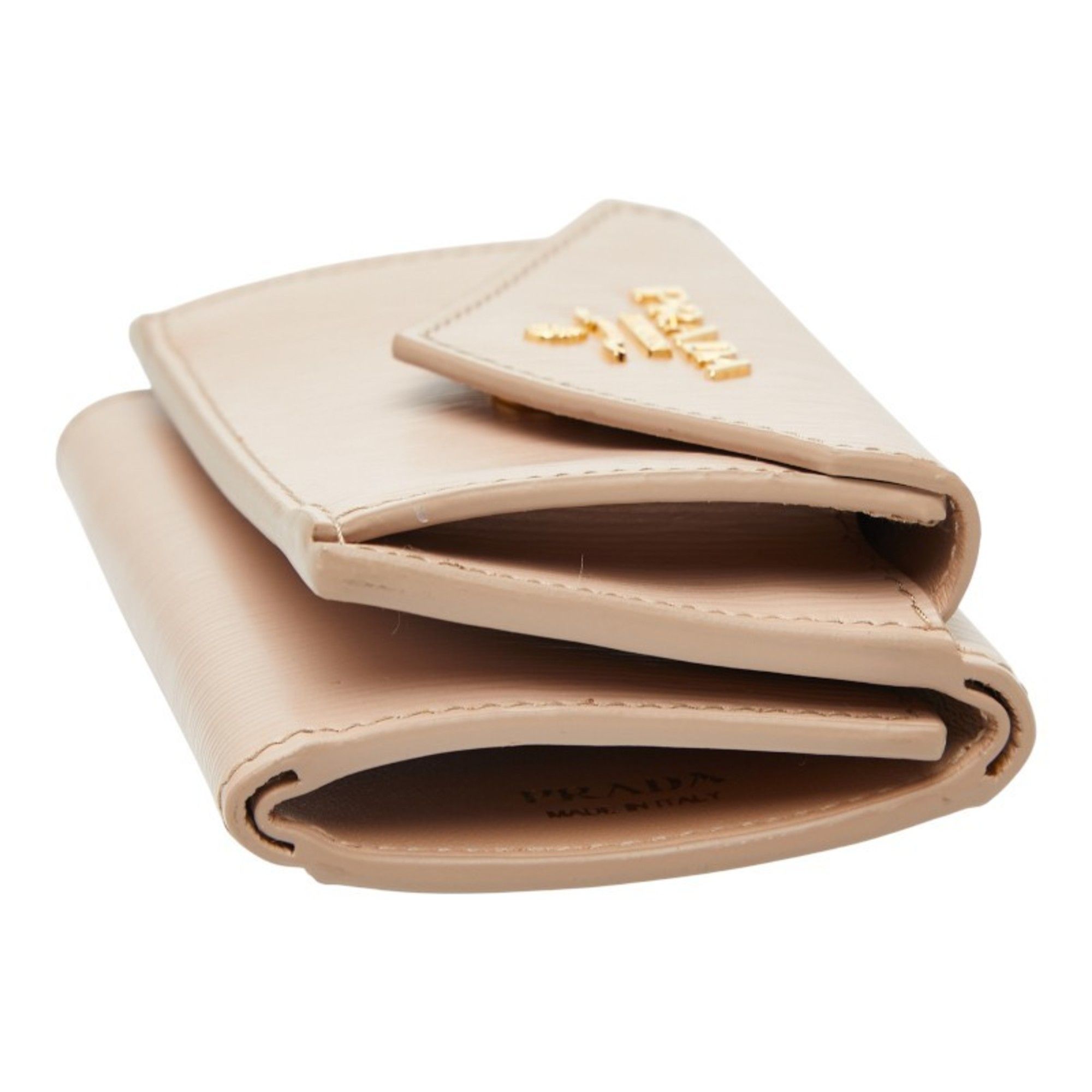 Leather Wallet (Tri-Fold) (Pre-Owned) - Prada - Modalova