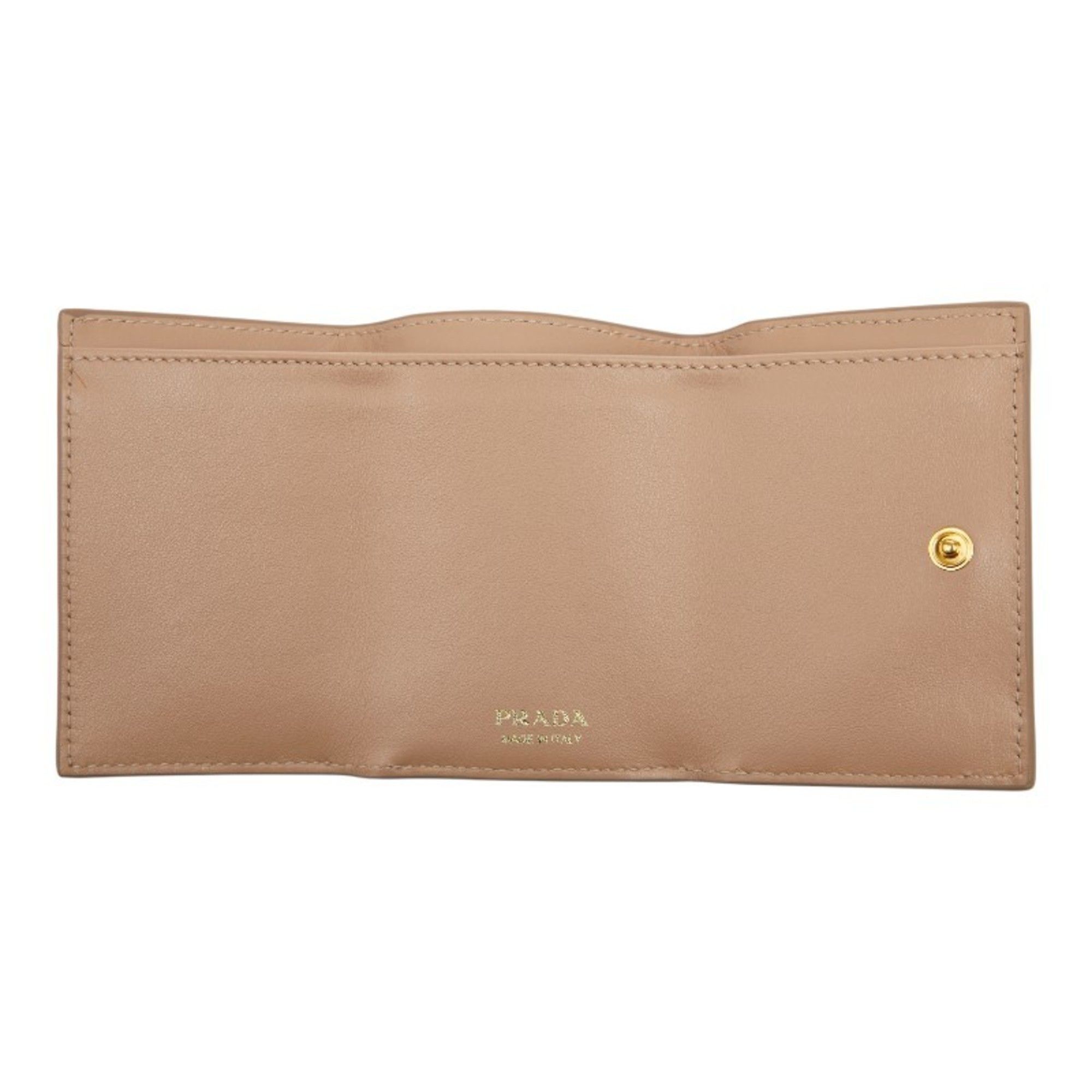 Leather Wallet (Tri-Fold) (Pre-Owned) - Prada - Modalova