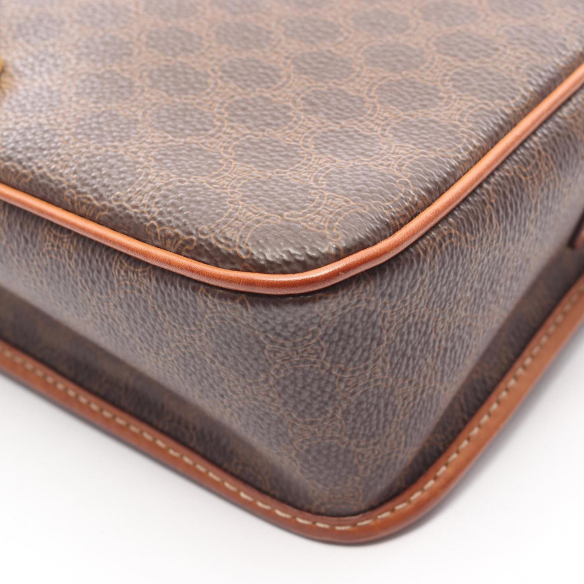 Coated Canvas Leather Shoulder Bag (Pre-Owned) - Celine - Modalova