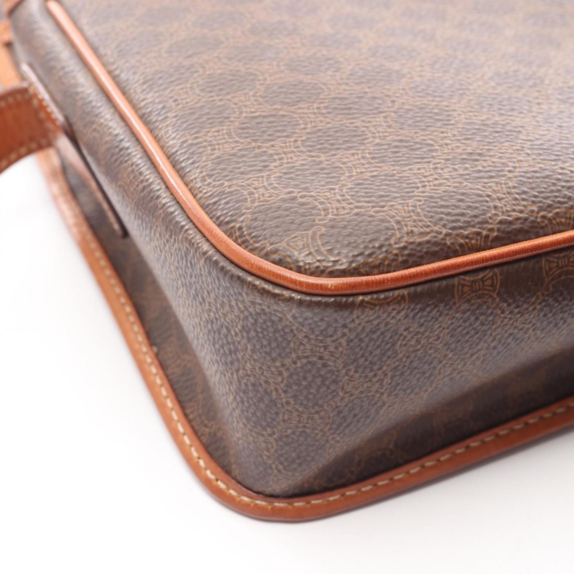 Coated Canvas Leather Shoulder Bag (Pre-Owned) - Celine - Modalova