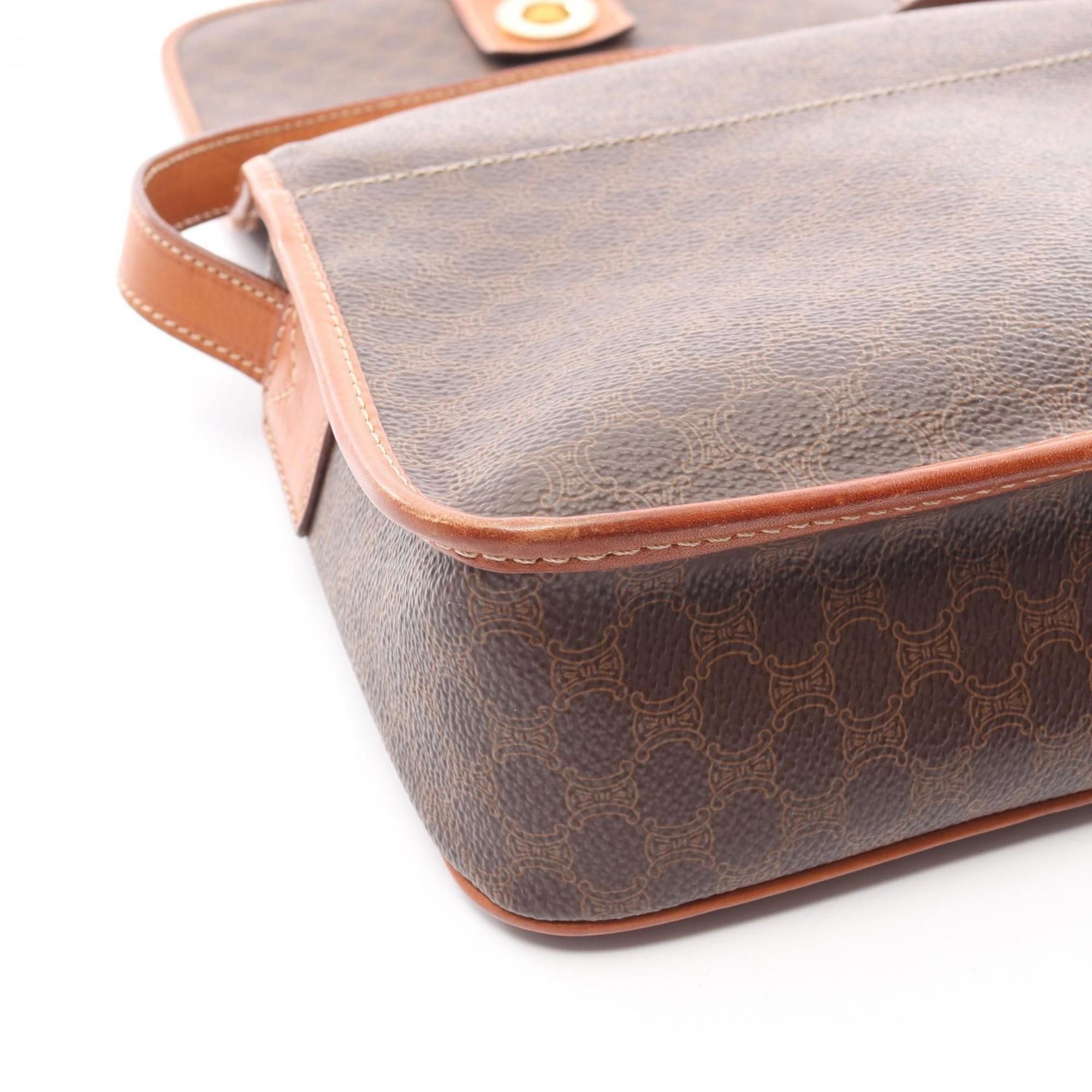 Coated Canvas Leather Shoulder Bag (Pre-Owned) - Celine - Modalova