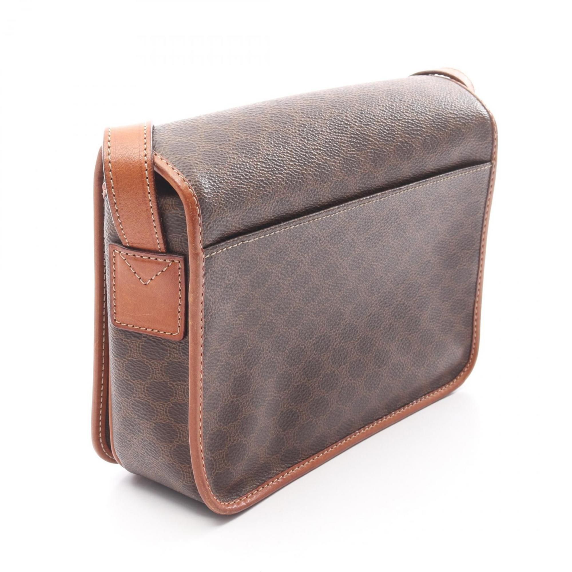 Coated Canvas Leather Shoulder Bag (Pre-Owned) - Celine - Modalova