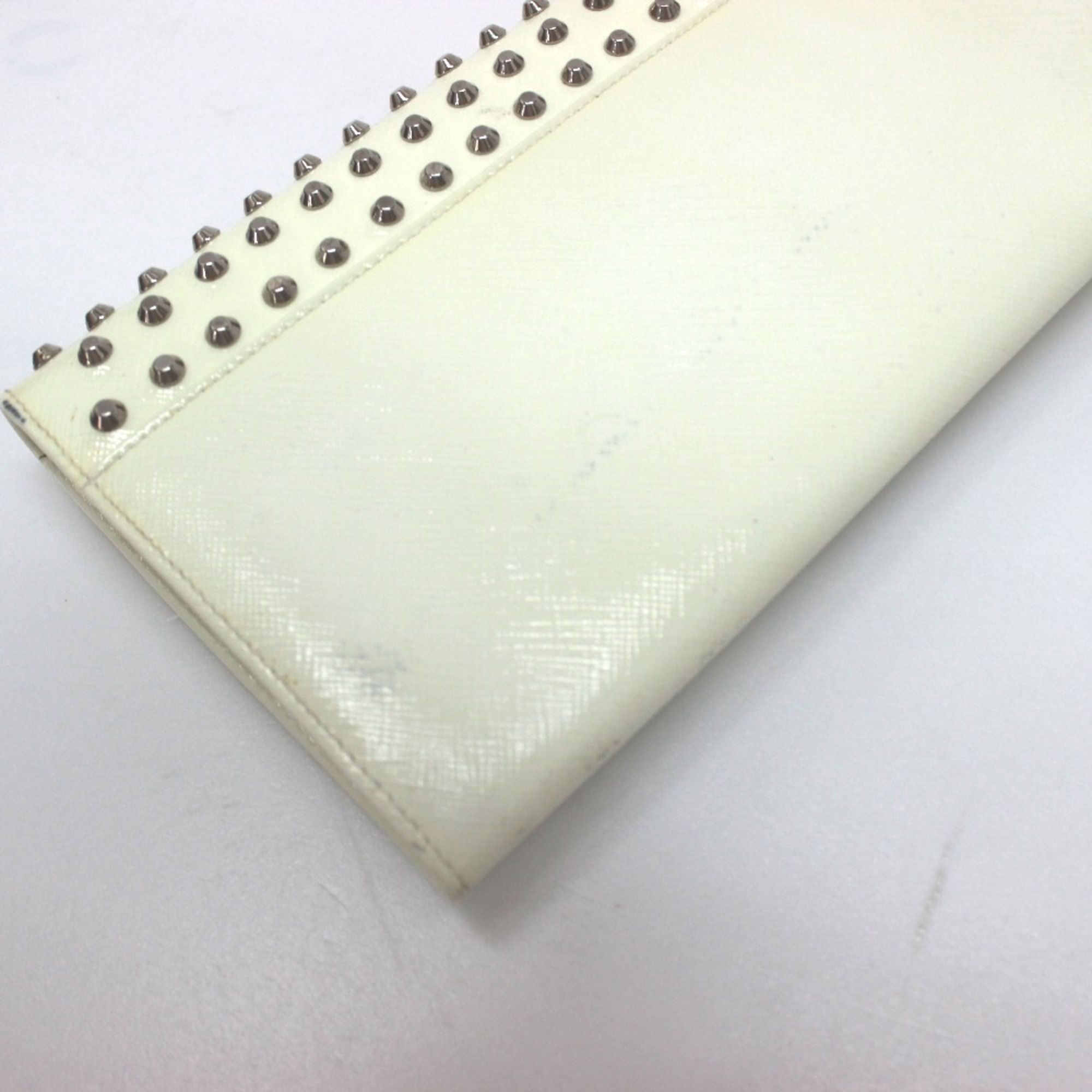 Leather Long Wallet (Bi-Fold) (Pre-Owned) - Prada - Modalova