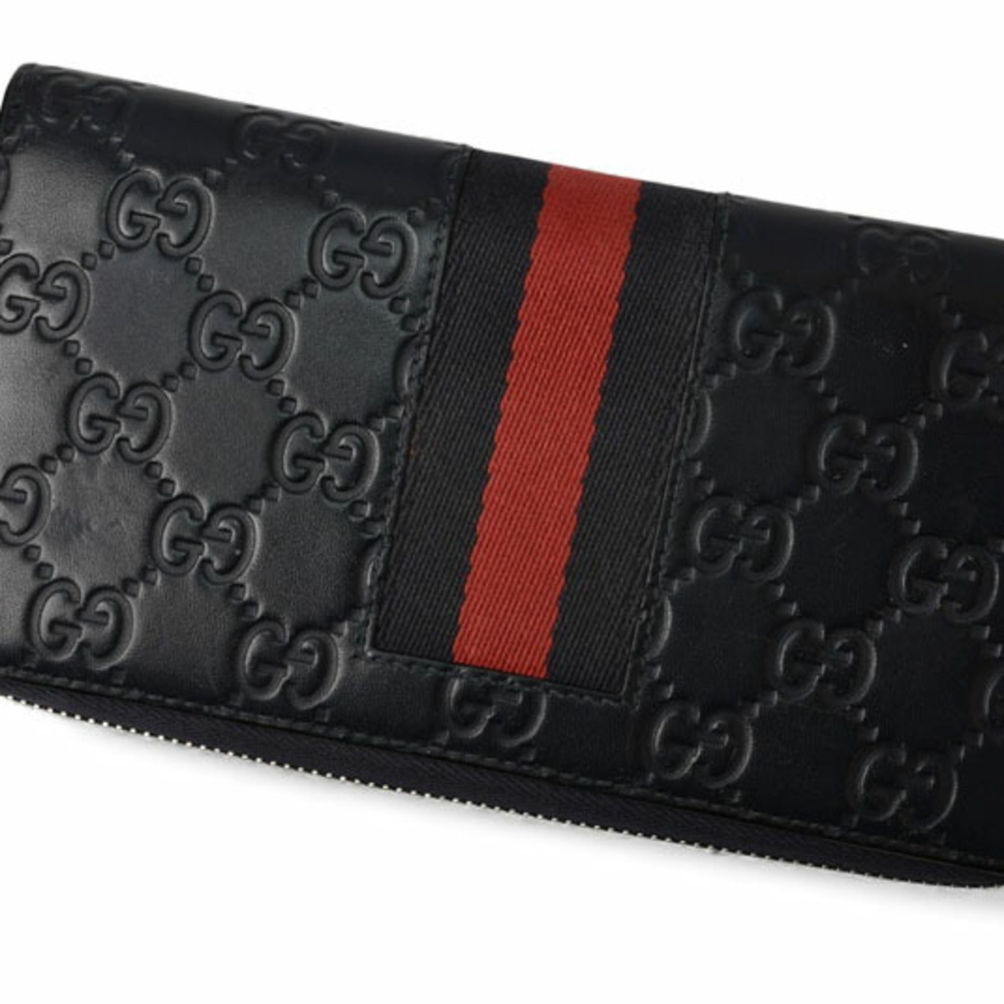 Leather Long Wallet (Bi-Fold) (Pre-Owned) - Gucci - Modalova