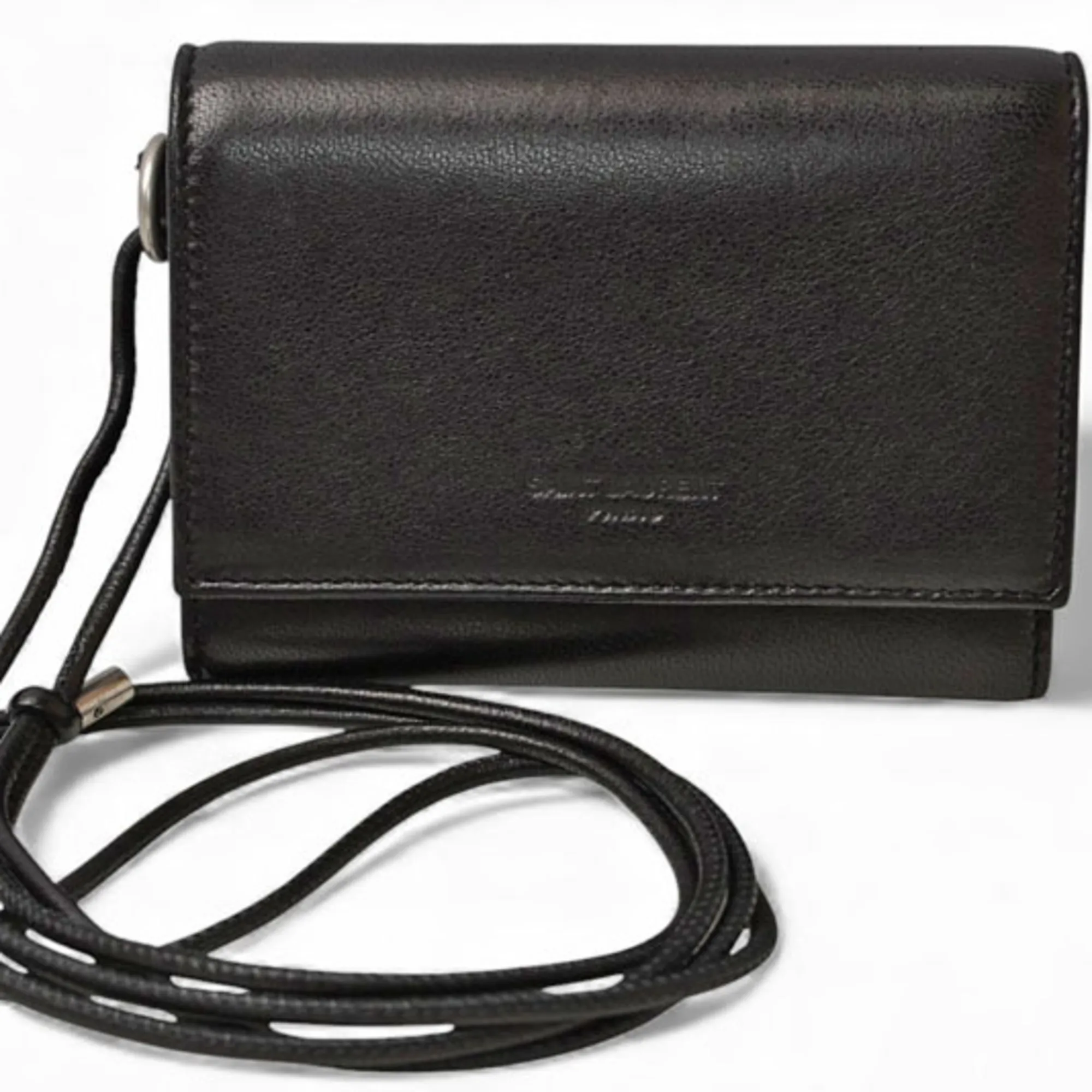Leather Wallet (Tri-Fold) (Pre-Owned) - Saint Laurent - Modalova