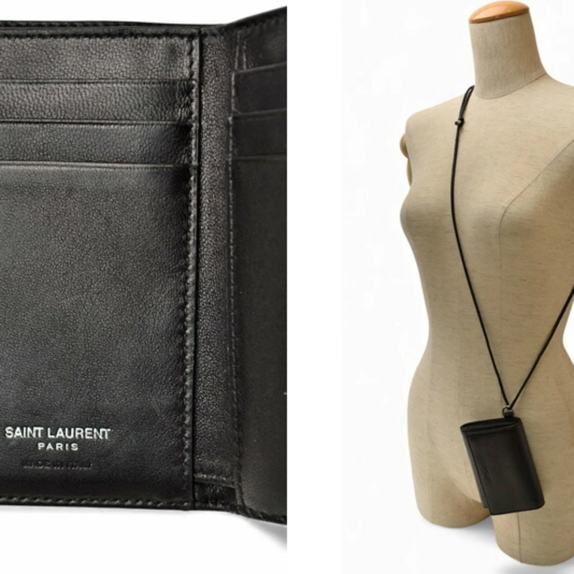 Leather Wallet (Tri-Fold) (Pre-Owned) - Saint Laurent - Modalova