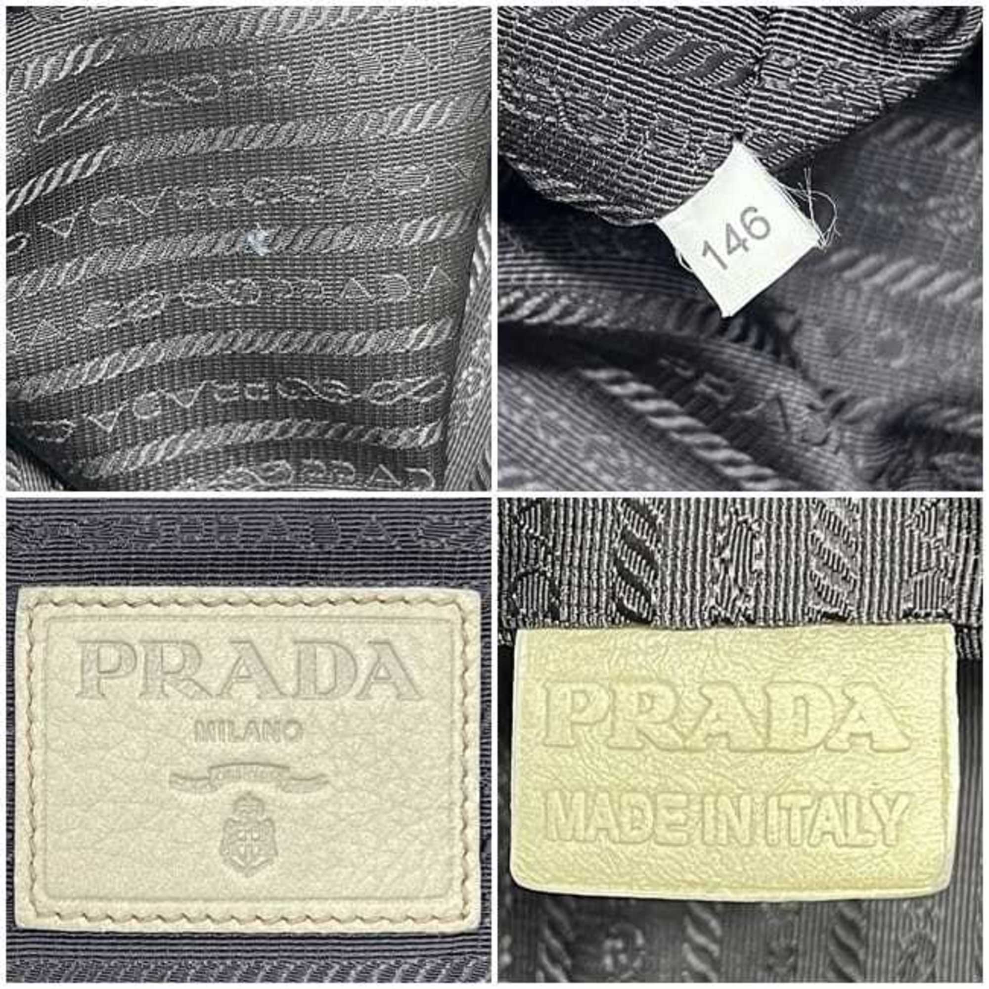 Leather Tote Bag (Pre-Owned) - Prada - Modalova
