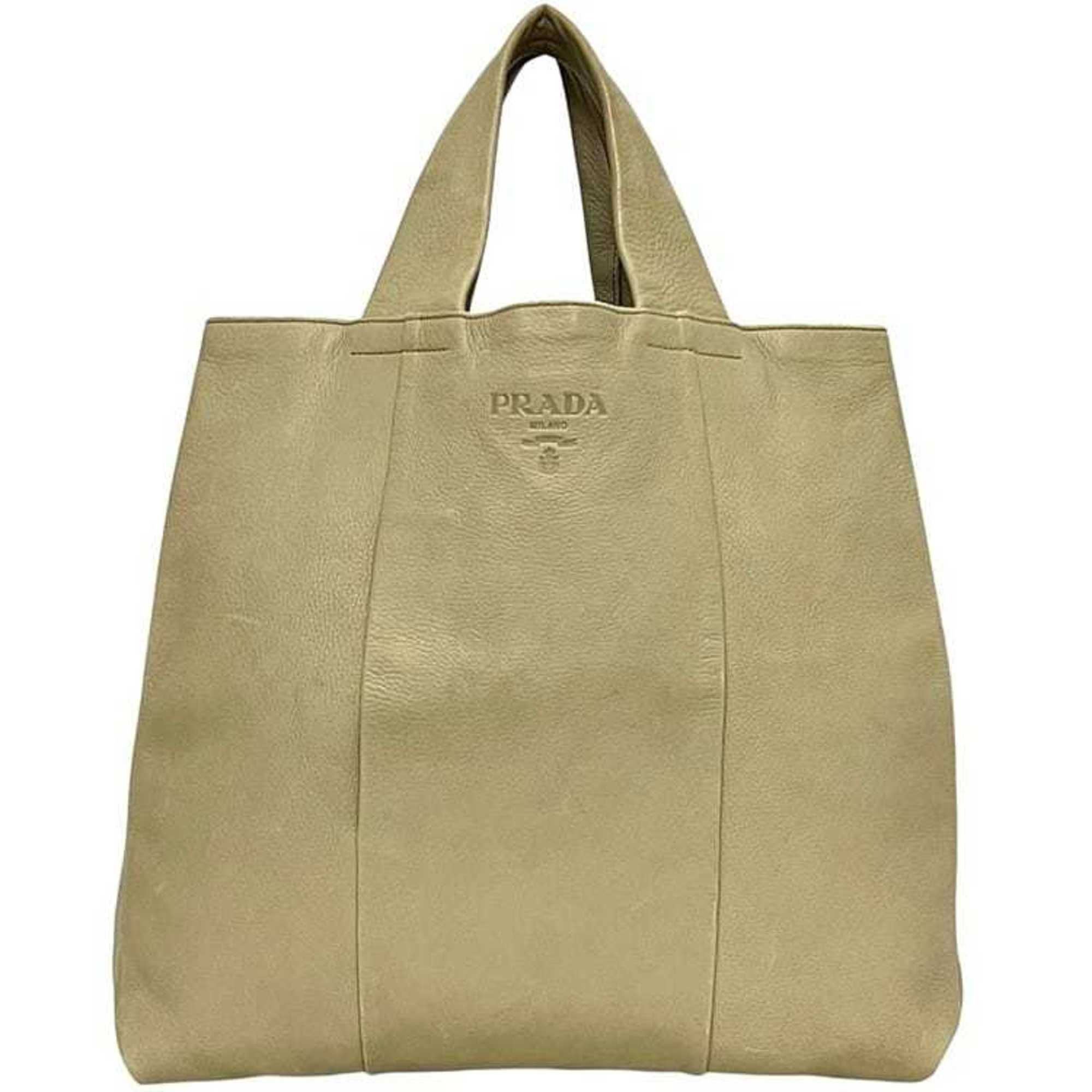 Leather Tote Bag (Pre-Owned) - Prada - Modalova