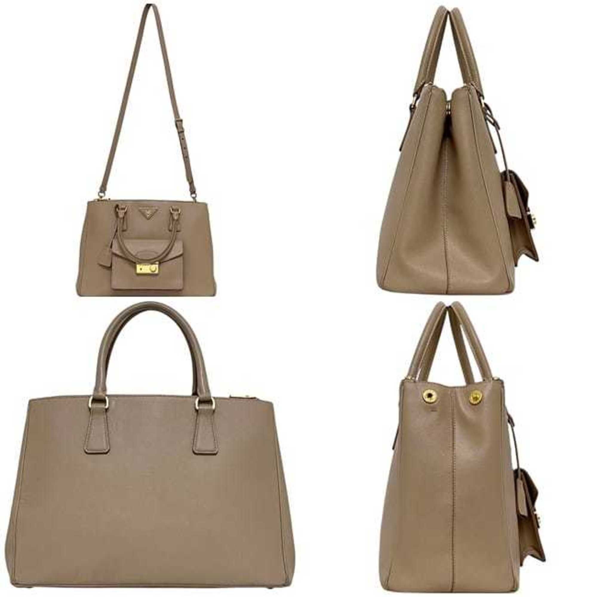 Saffiano Triangle Handbag Shoulder Bag (Pre-Owned) - Prada - Modalova