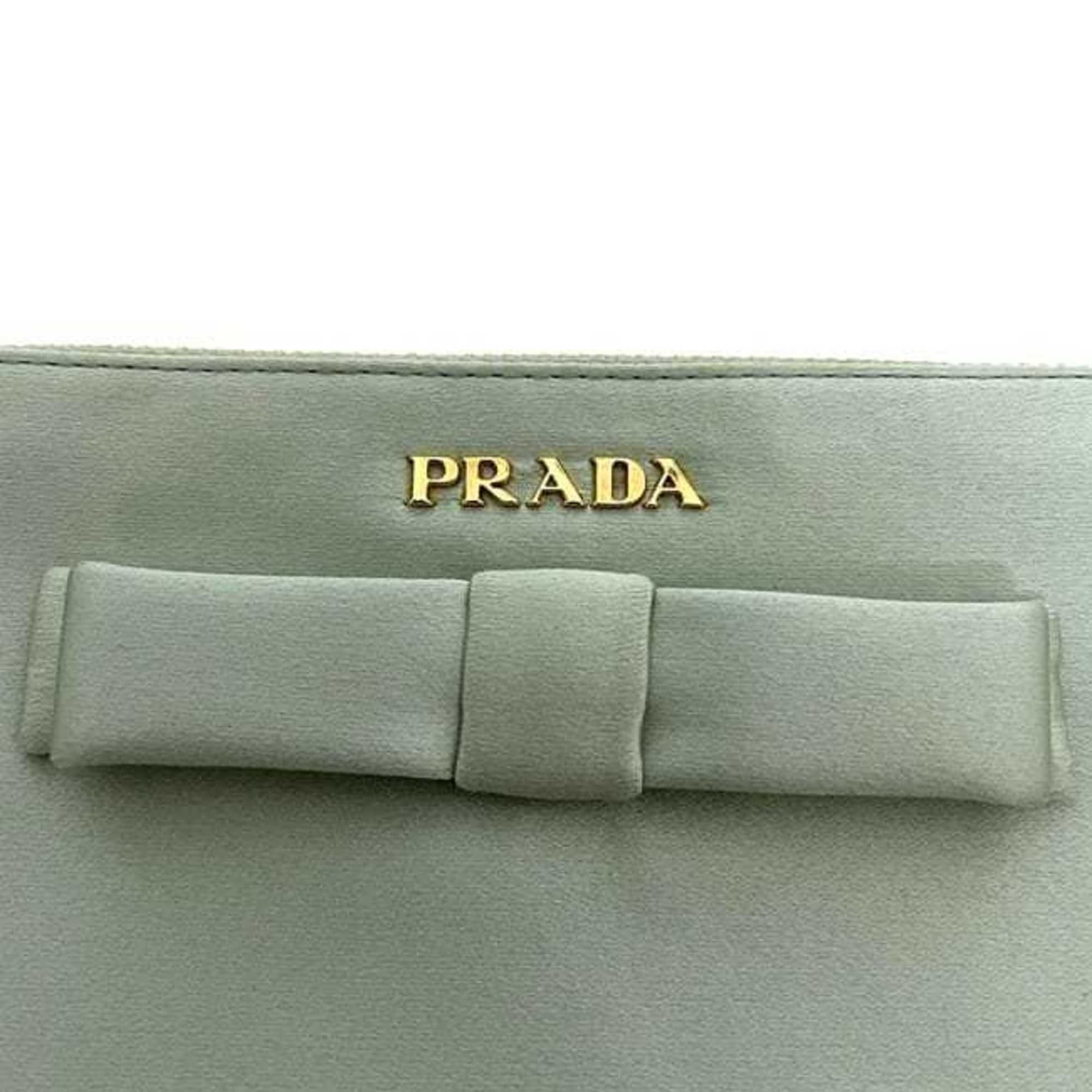 Satin Pouch (Pre-Owned) - Prada - Modalova
