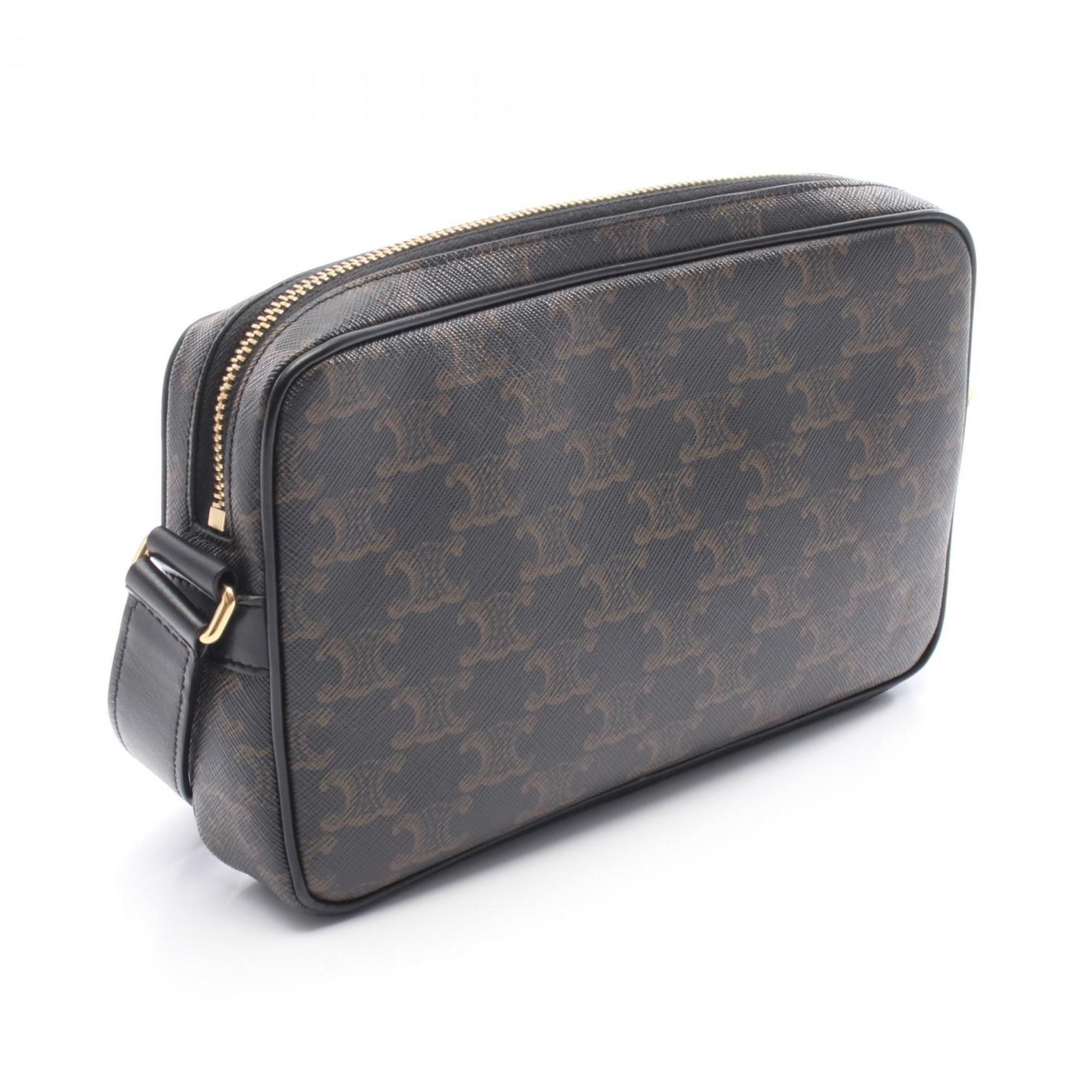 Coated Canvas Leather Messenger Bag Shoulder Bag (Pre-Owned) - Celine - Modalova