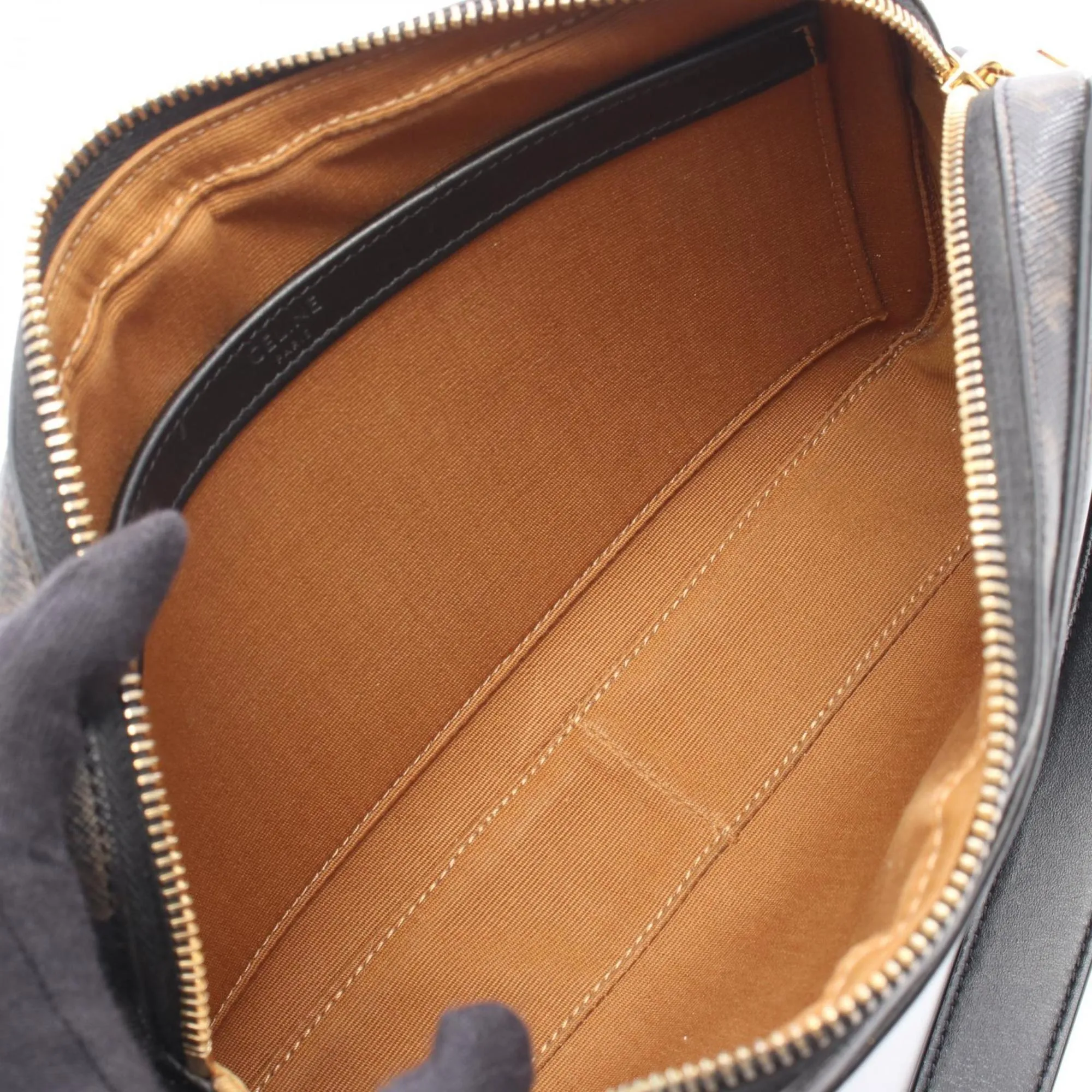 Coated Canvas Leather Messenger Bag Shoulder Bag (Pre-Owned) - Celine - Modalova