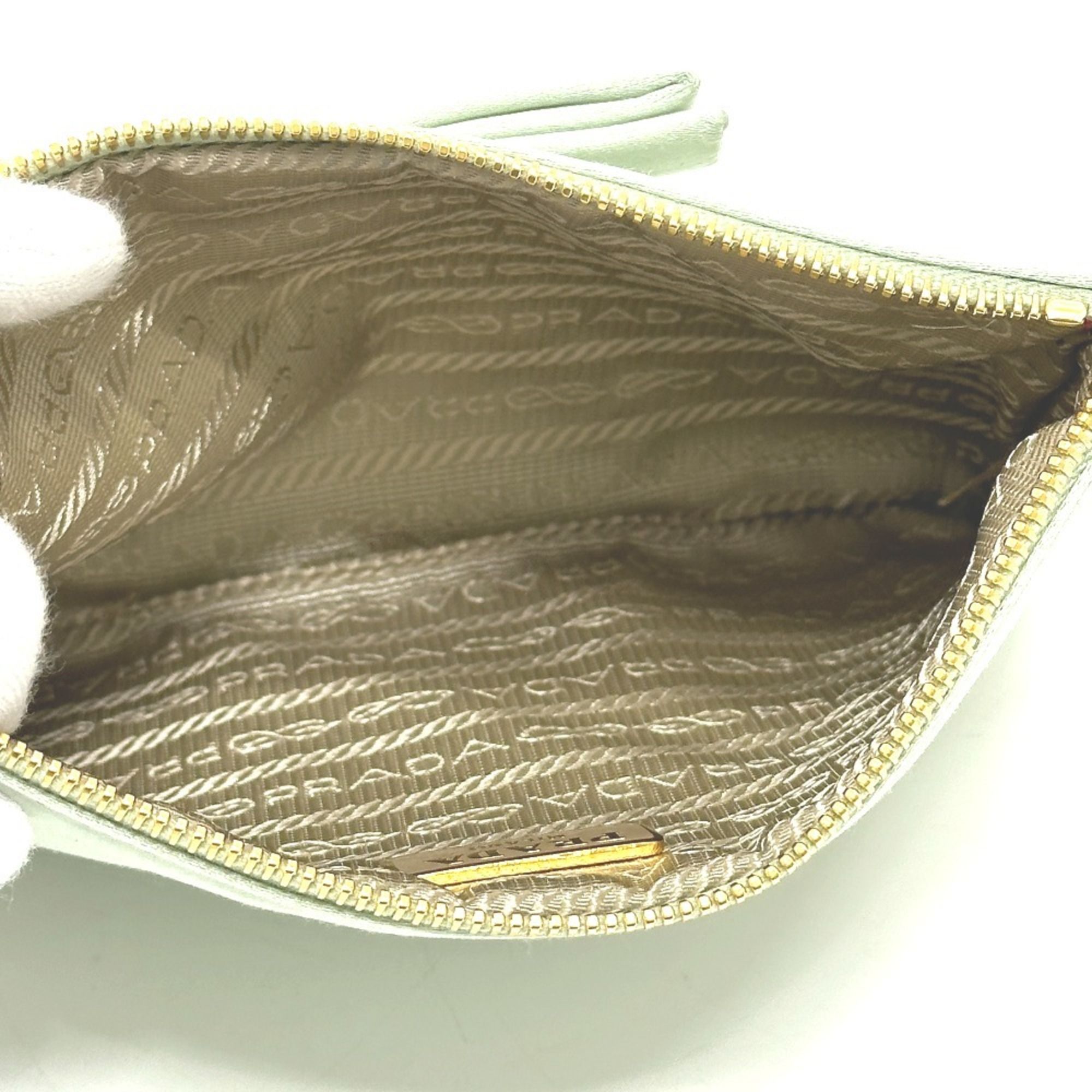 Satin Clutch Bag (Pre-Owned) - Prada - Modalova