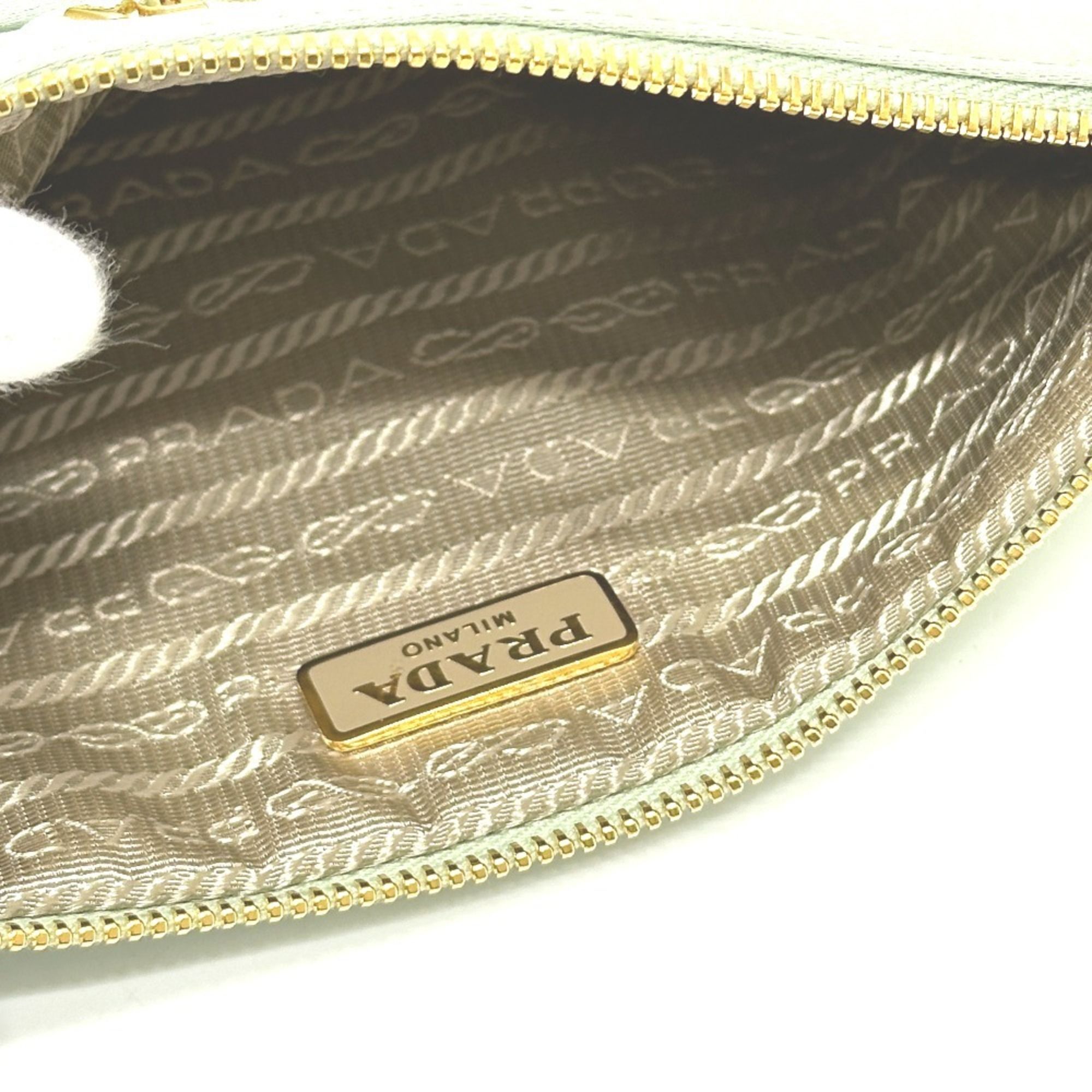 Satin Clutch Bag (Pre-Owned) - Prada - Modalova