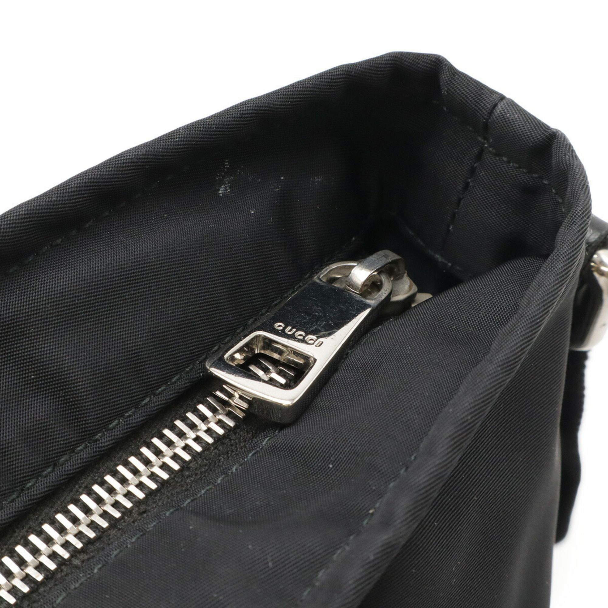 Nylon Leather Shoulder Bag (Pre-Owned) - Gucci - Modalova