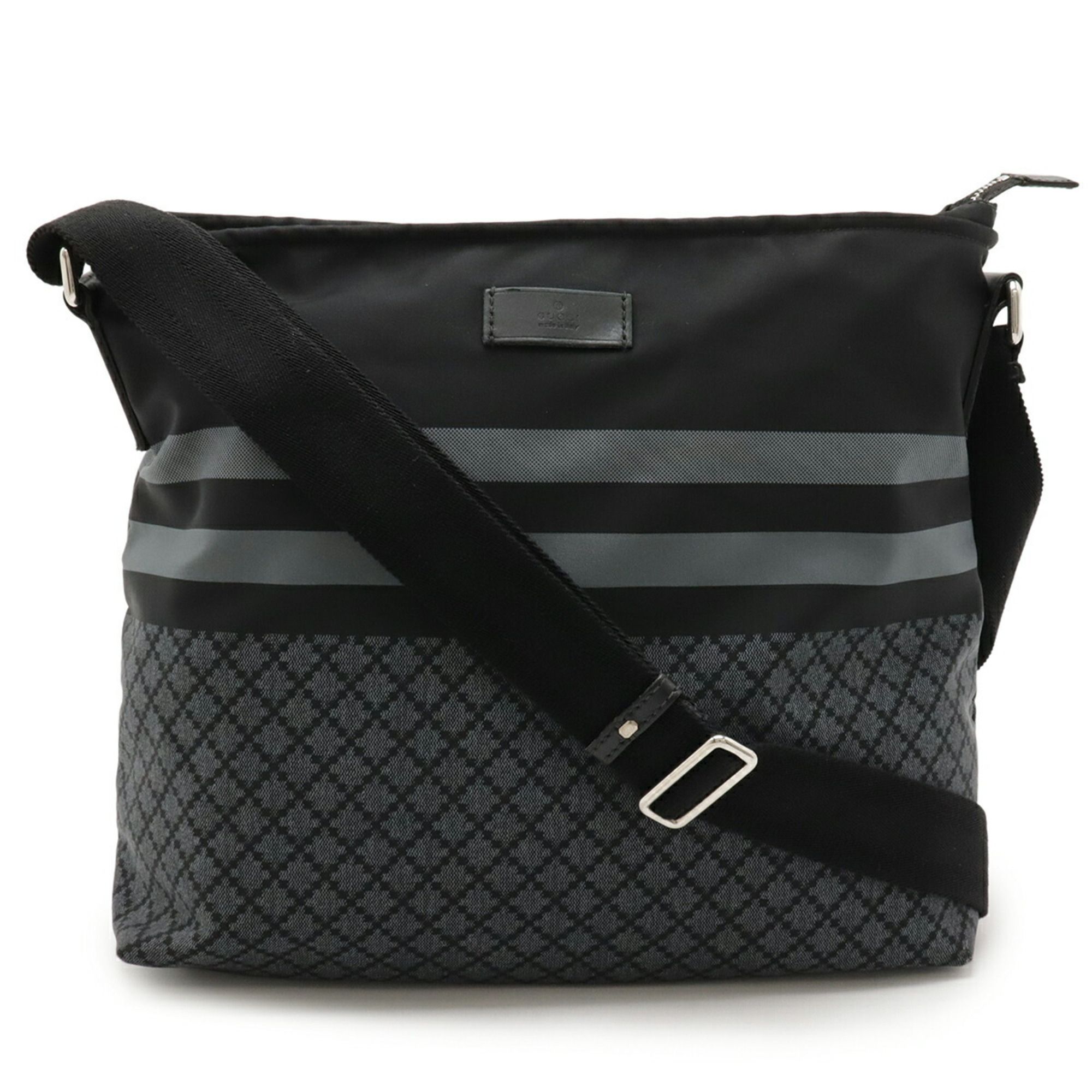 Nylon Leather Shoulder Bag (Pre-Owned) - Gucci - Modalova