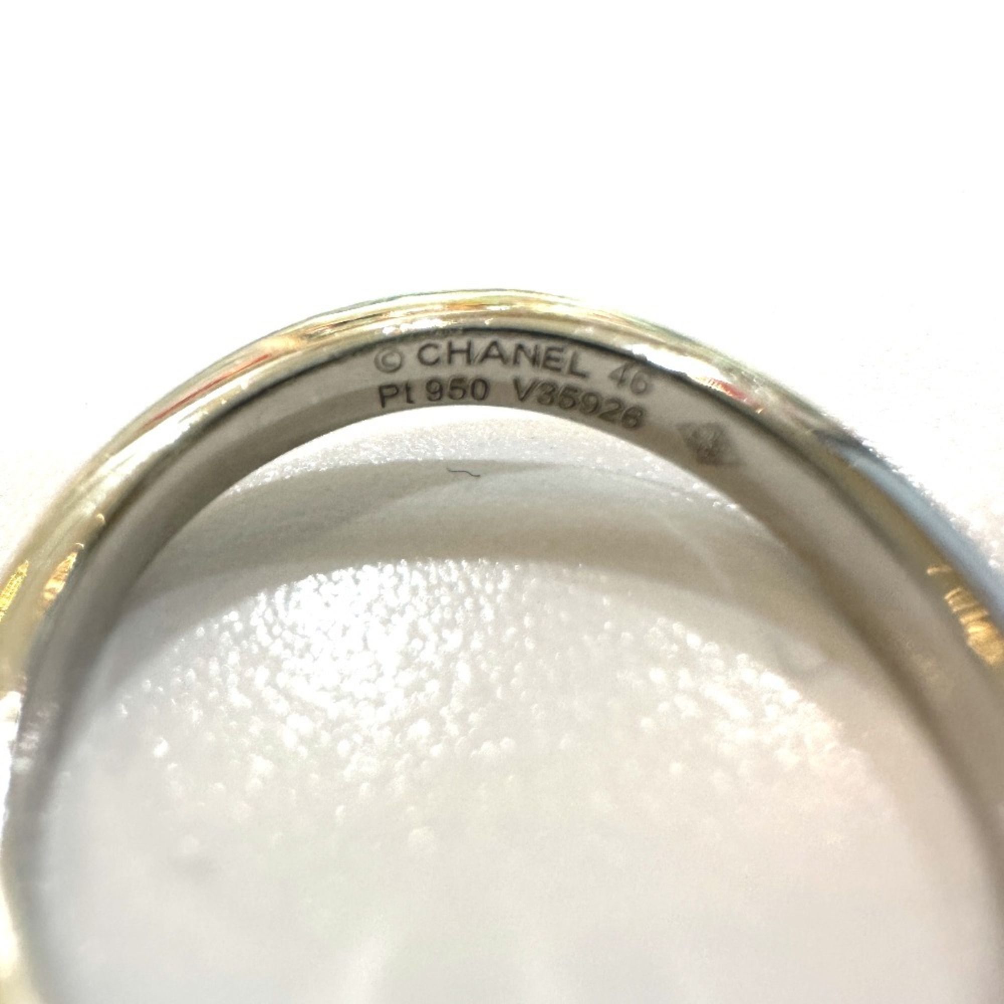 Platinum 950 Band Ring (Pre-Owned) - Chanel - Modalova