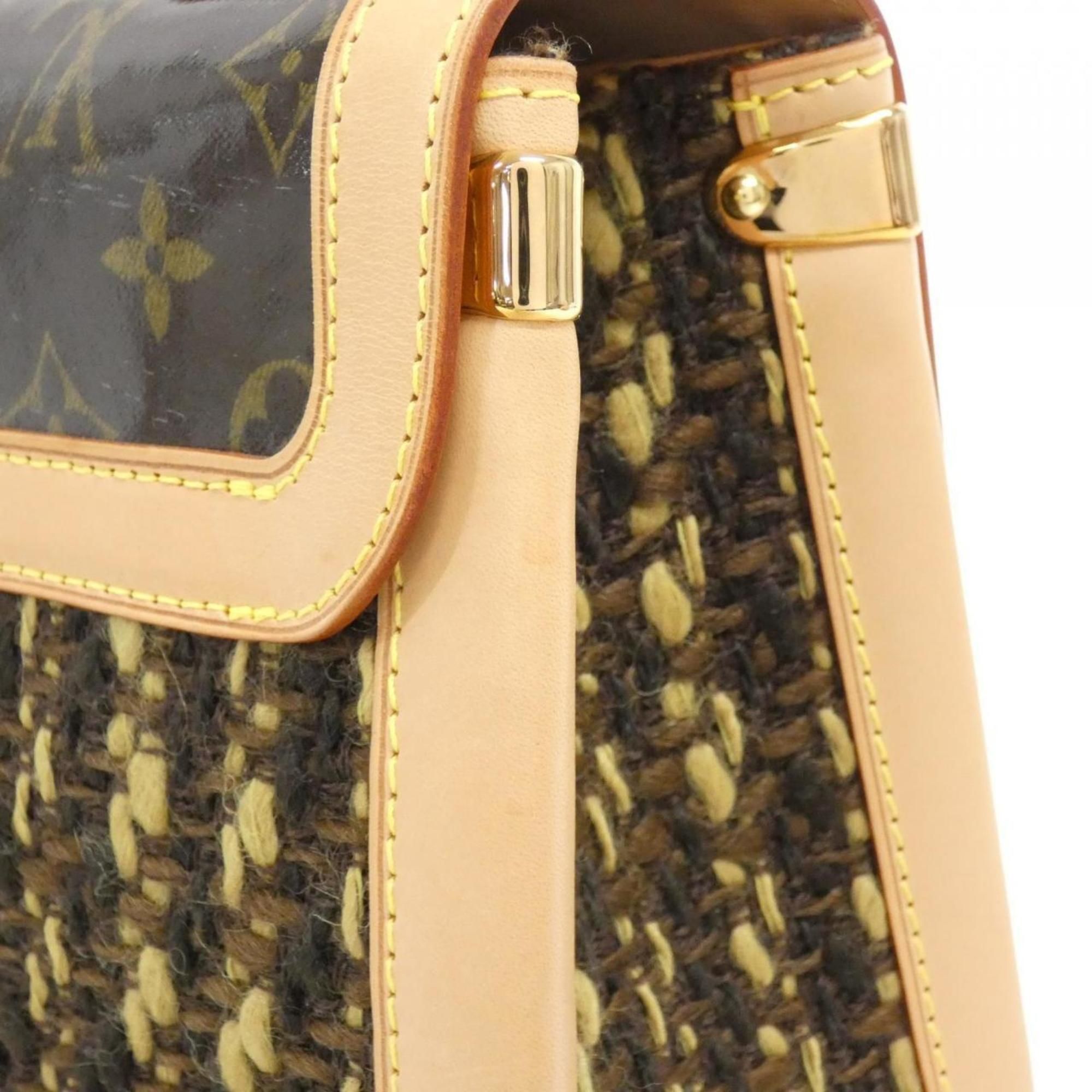 Pvc Tweed Handbag (Pre-Owned) - Louis Vuitton - Modalova