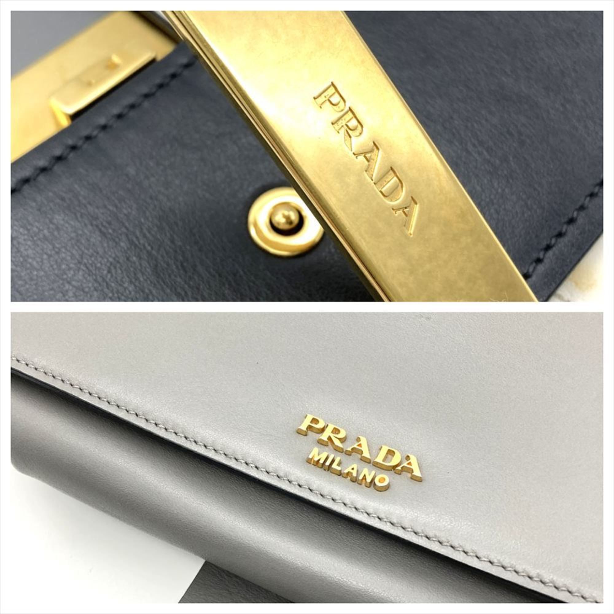 Leather Shoulder Bag (Pre-Owned) - Prada - Modalova