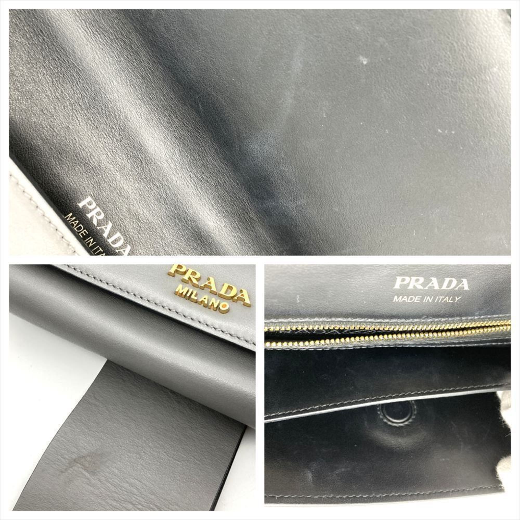 Leather Shoulder Bag (Pre-Owned) - Prada - Modalova