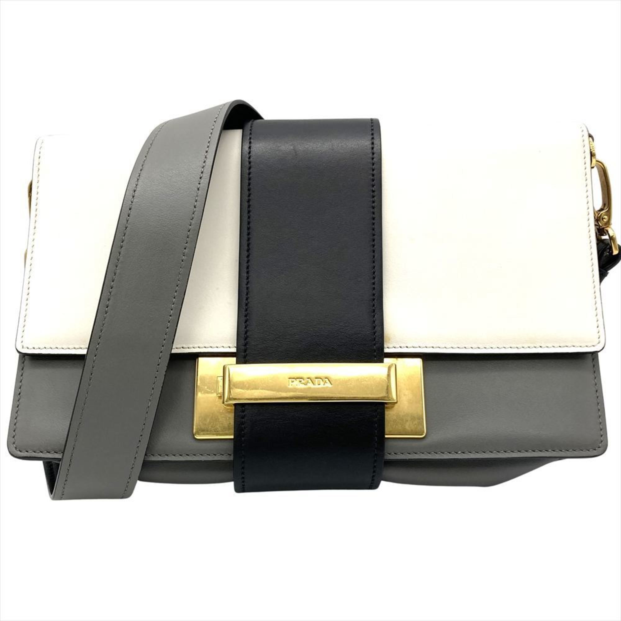 Leather Shoulder Bag (Pre-Owned) - Prada - Modalova