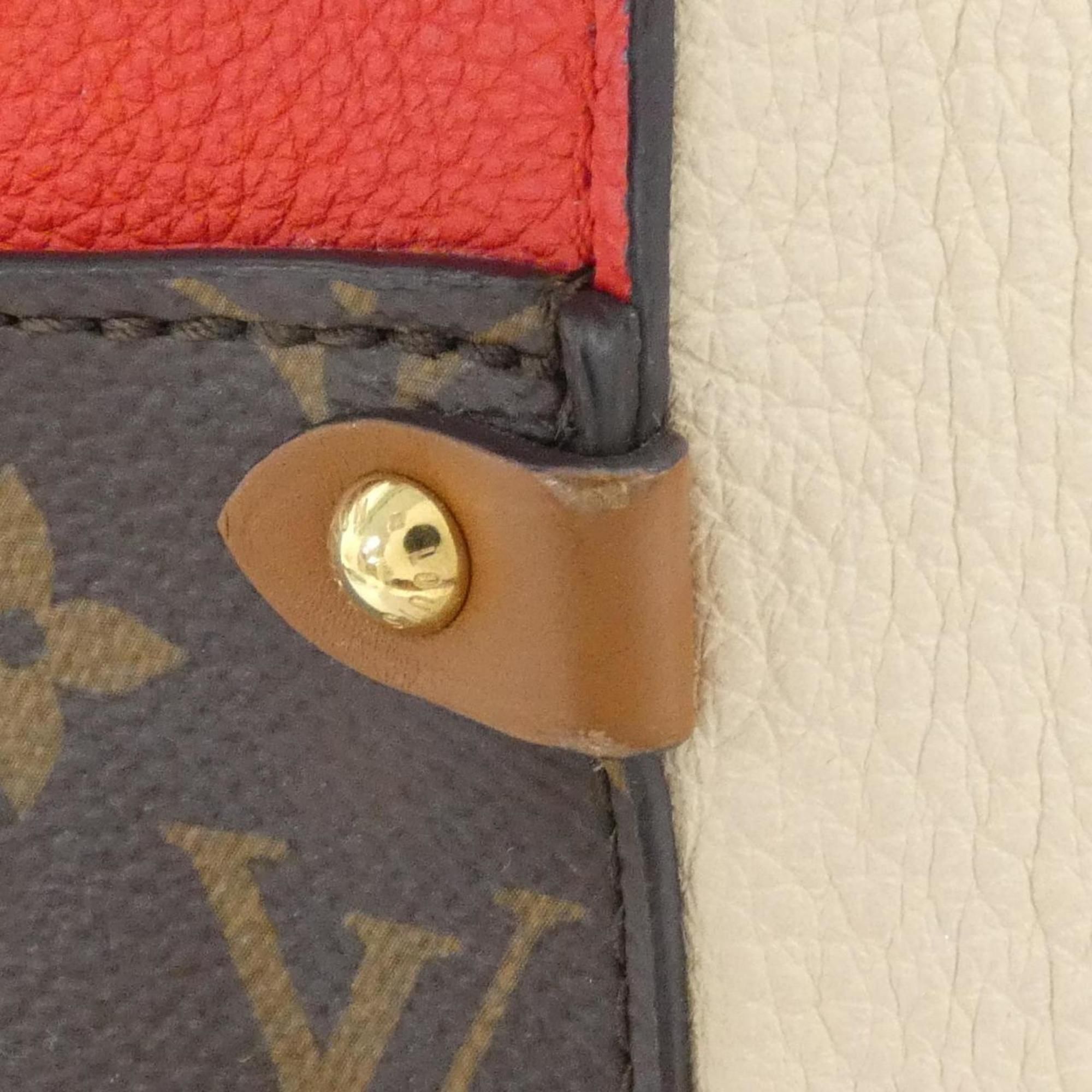 Monogram Coated Canvas Leather Handbag (Pre-Owned) - Louis Vuitton - Modalova