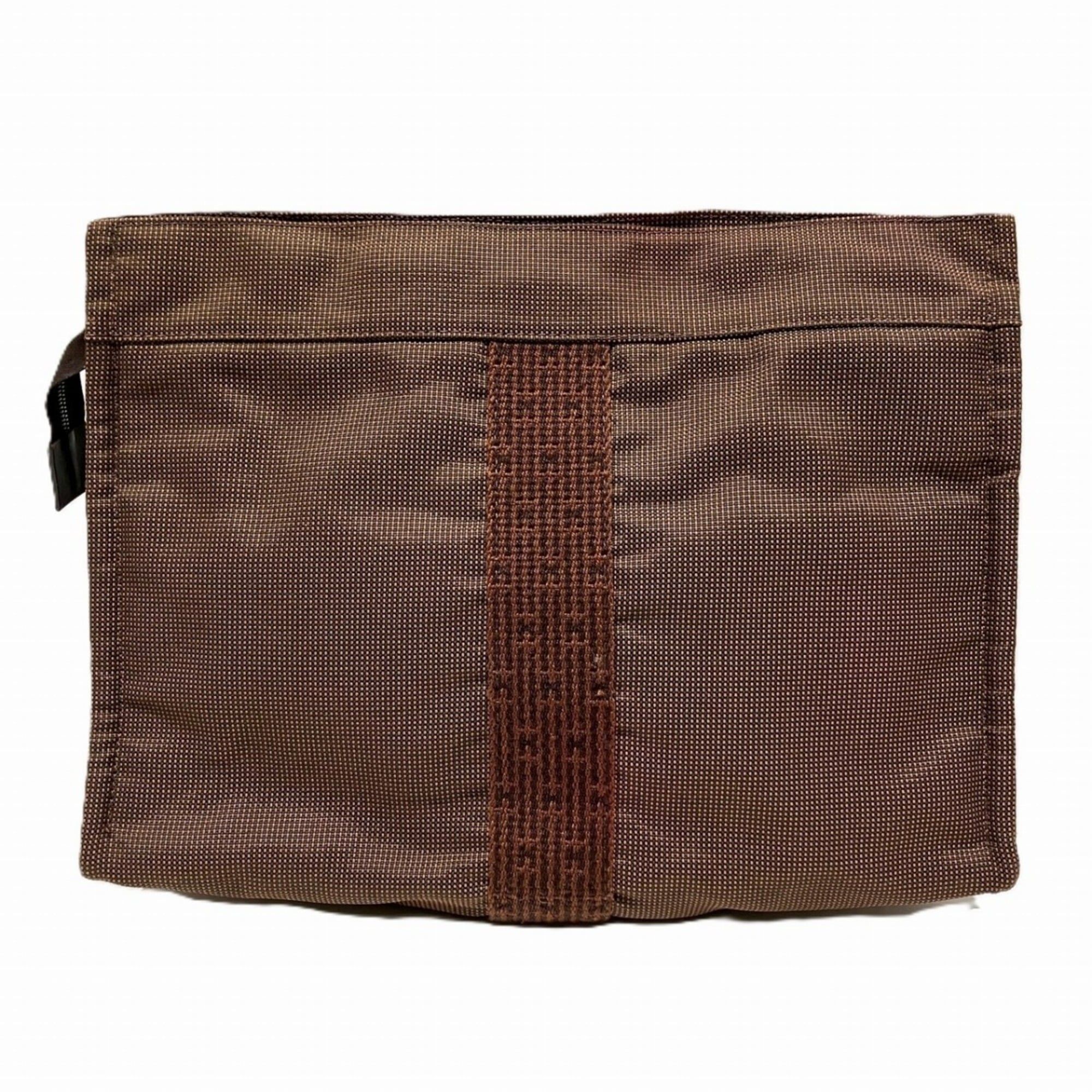 Canvas Clutch Bag Pouch (Pre-Owned) - Hermes - Modalova