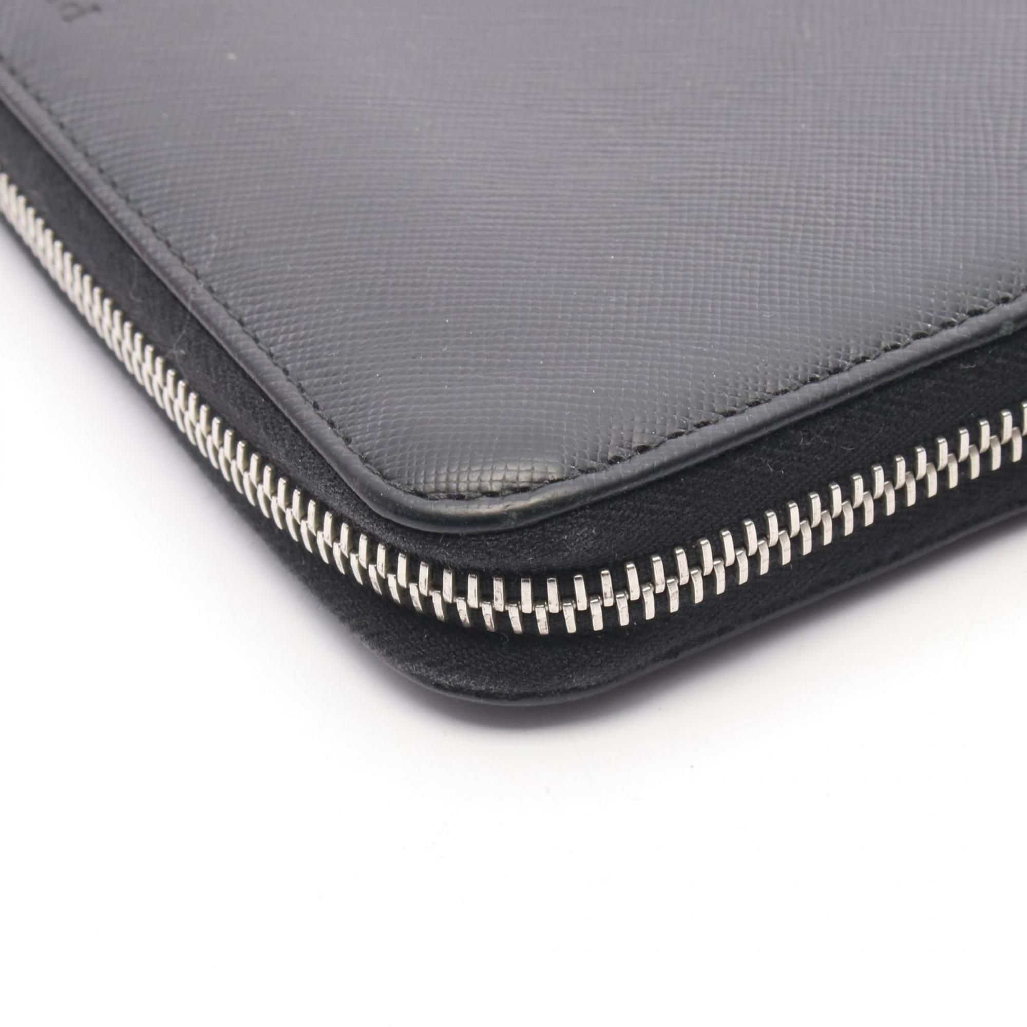 Leather Long Wallet (Bi-Fold) (Pre-Owned) - Prada - Modalova