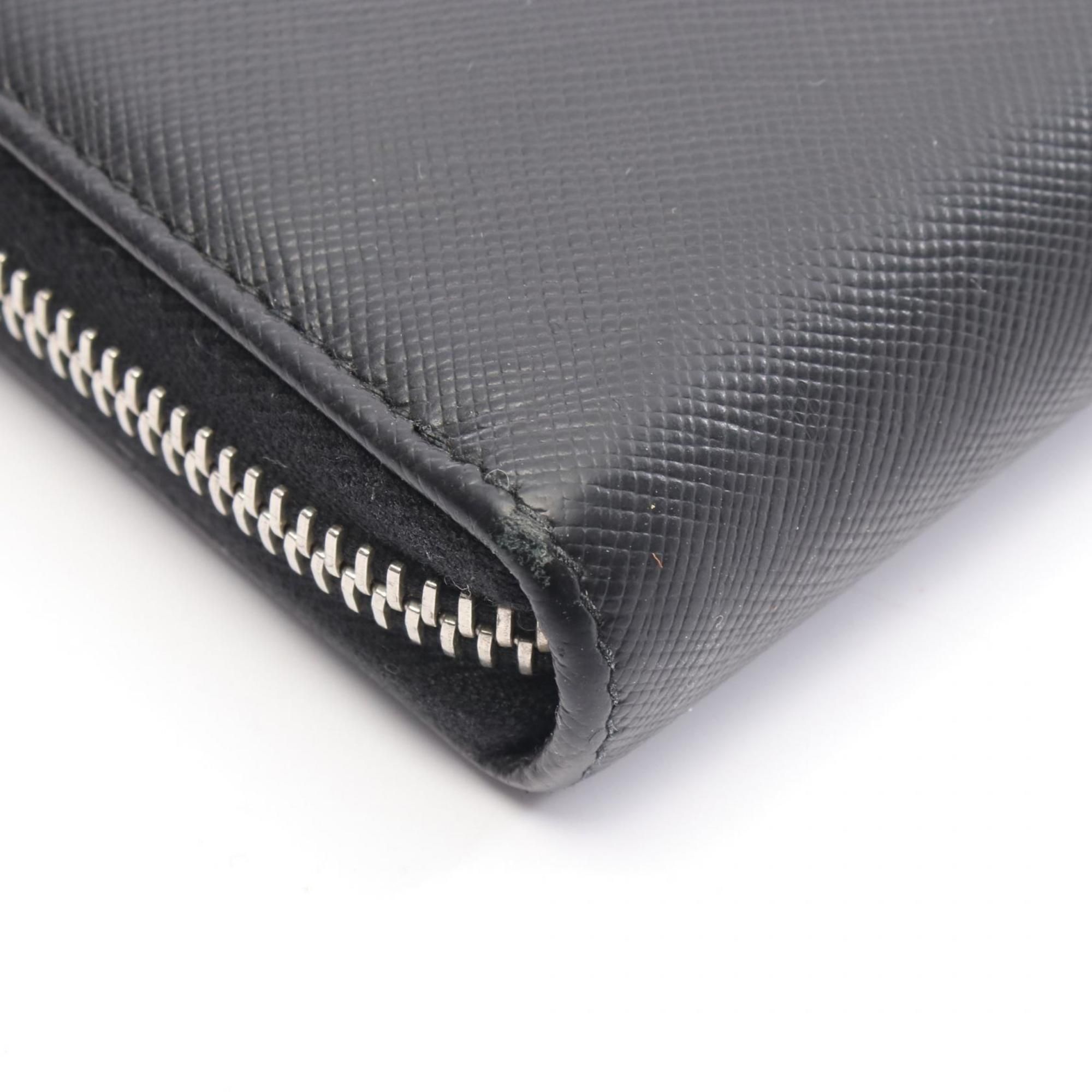 Leather Long Wallet (Bi-Fold) (Pre-Owned) - Prada - Modalova
